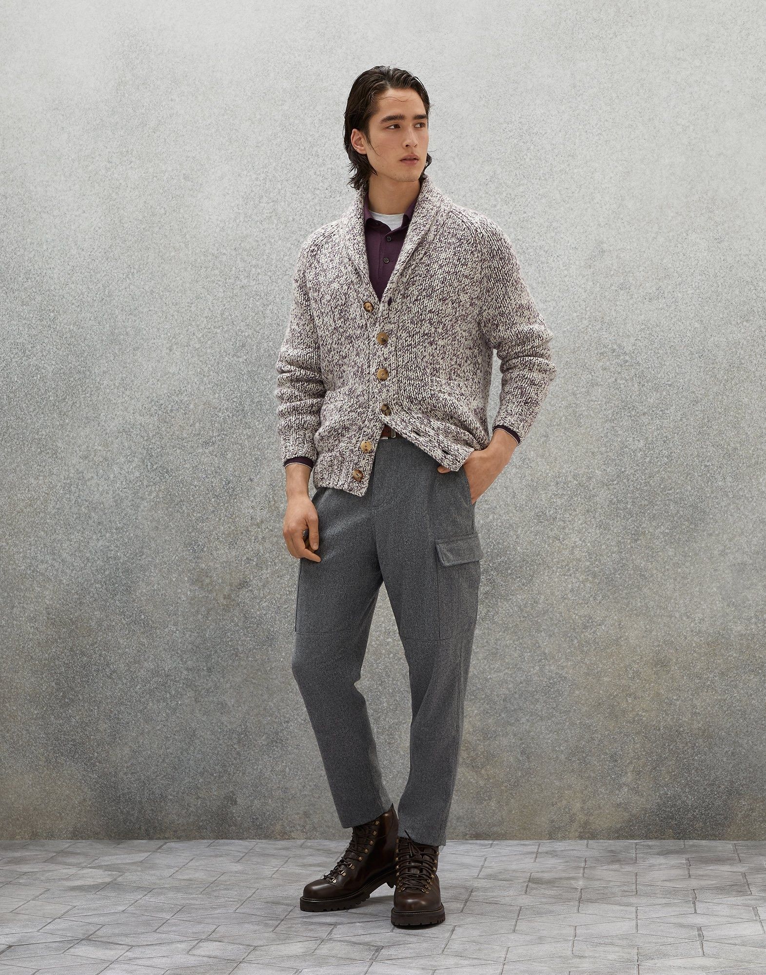 Brunello Cucinelli o1w1db10924 Cardigan in Indigo Size US S / EU 44-46 / 1 - 5 Thumbnail