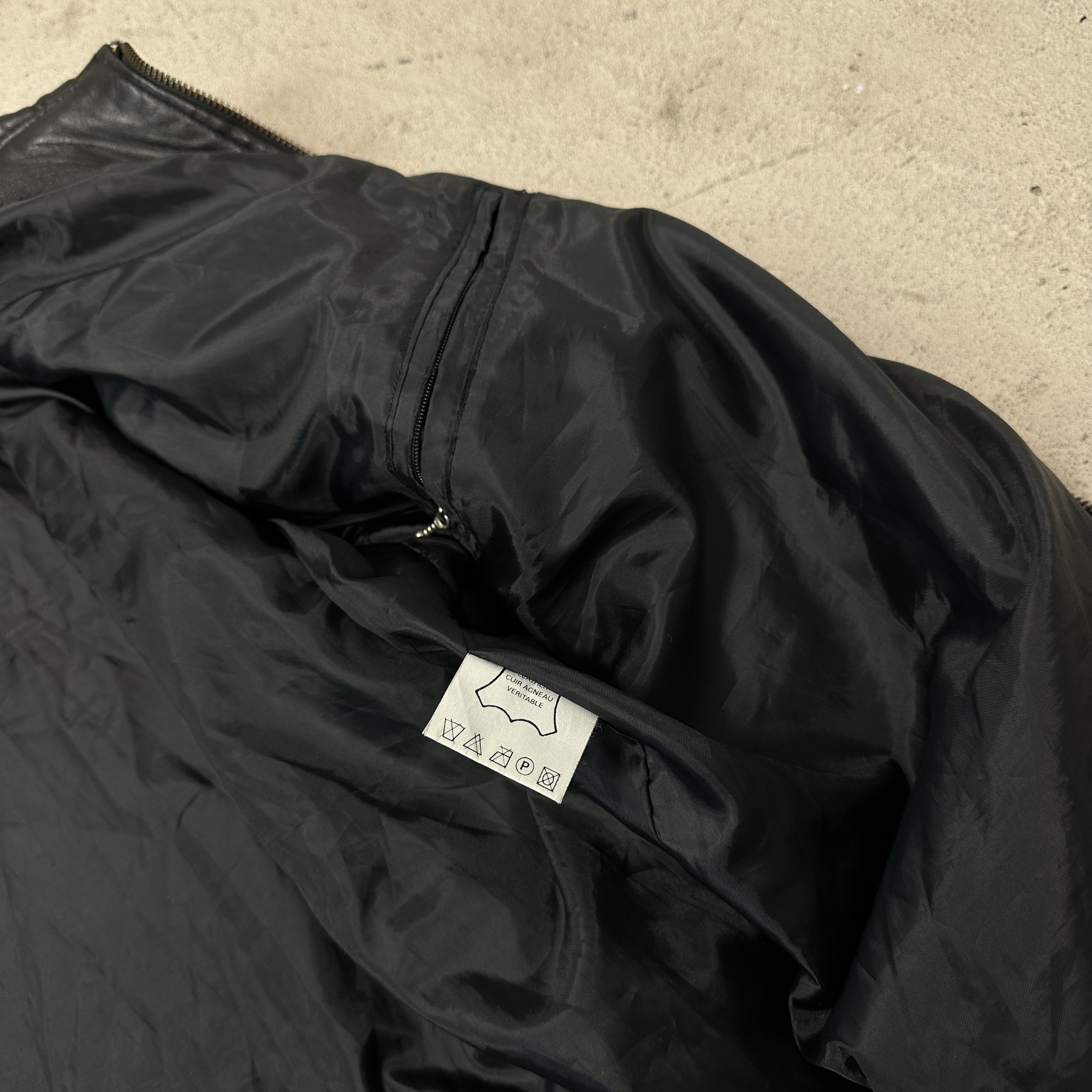 Vintage Vintage Leather Old School Moto Biker Jacket 80s Size US XL / EU 56 / 4 - 5 Thumbnail