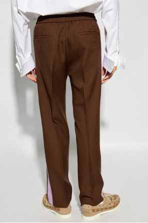 Gucci o1loc1c0925 787221 Fluid Drill Pant in Brown Size US 30 / EU 46 - 4 Thumbnail