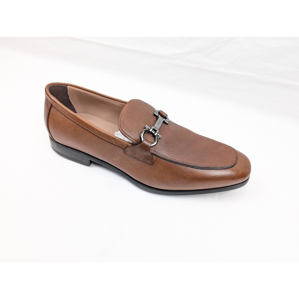 Salvatore Ferragamo o1rshd1 Radica Pebble Calf Loafers in Brown Size US 11 / EU 44 - 2 Thumbnail