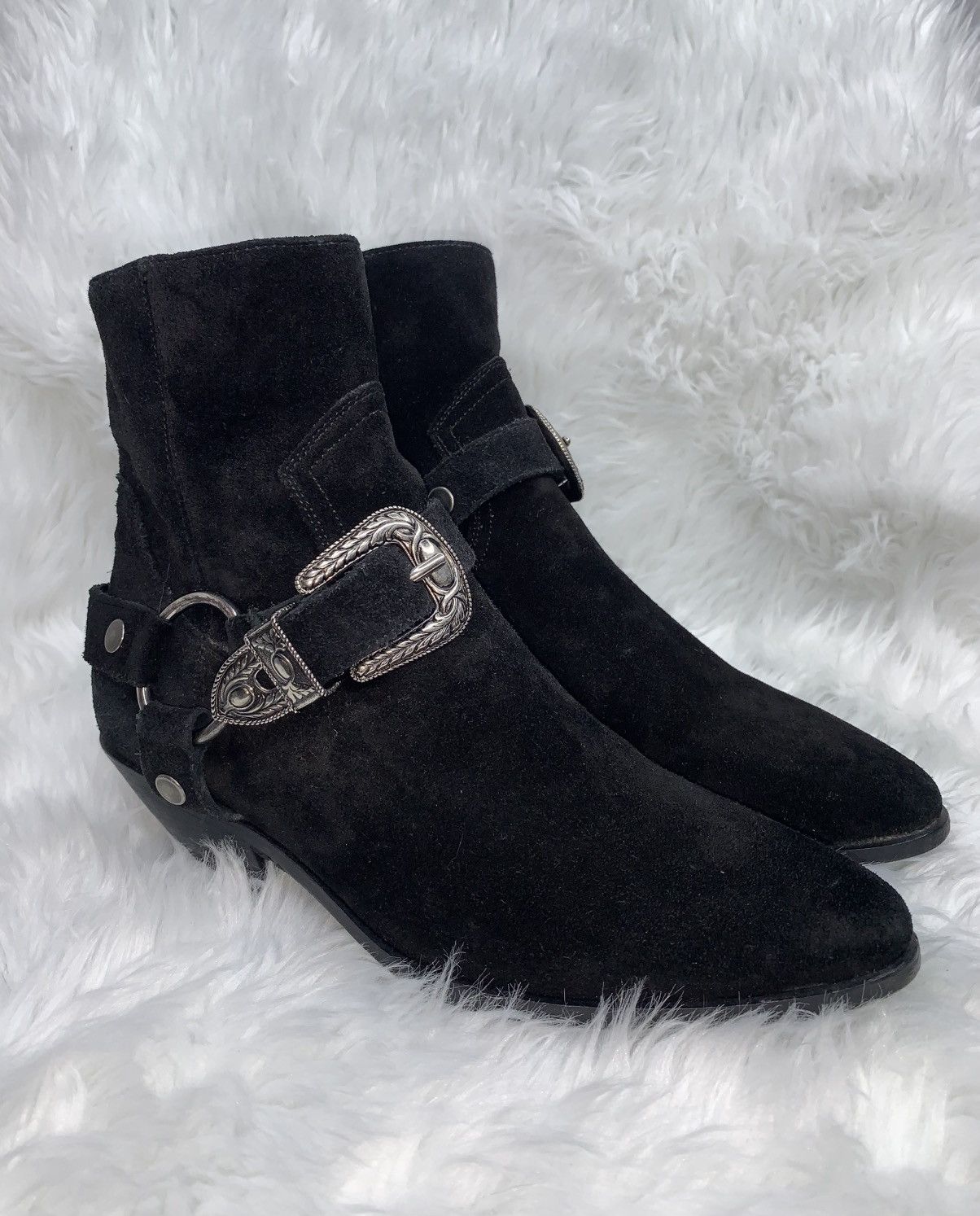 Saint Laurent Paris Saint Laurent Ankle Boots Size US 6 / IT 36 - 1 Thumbnail