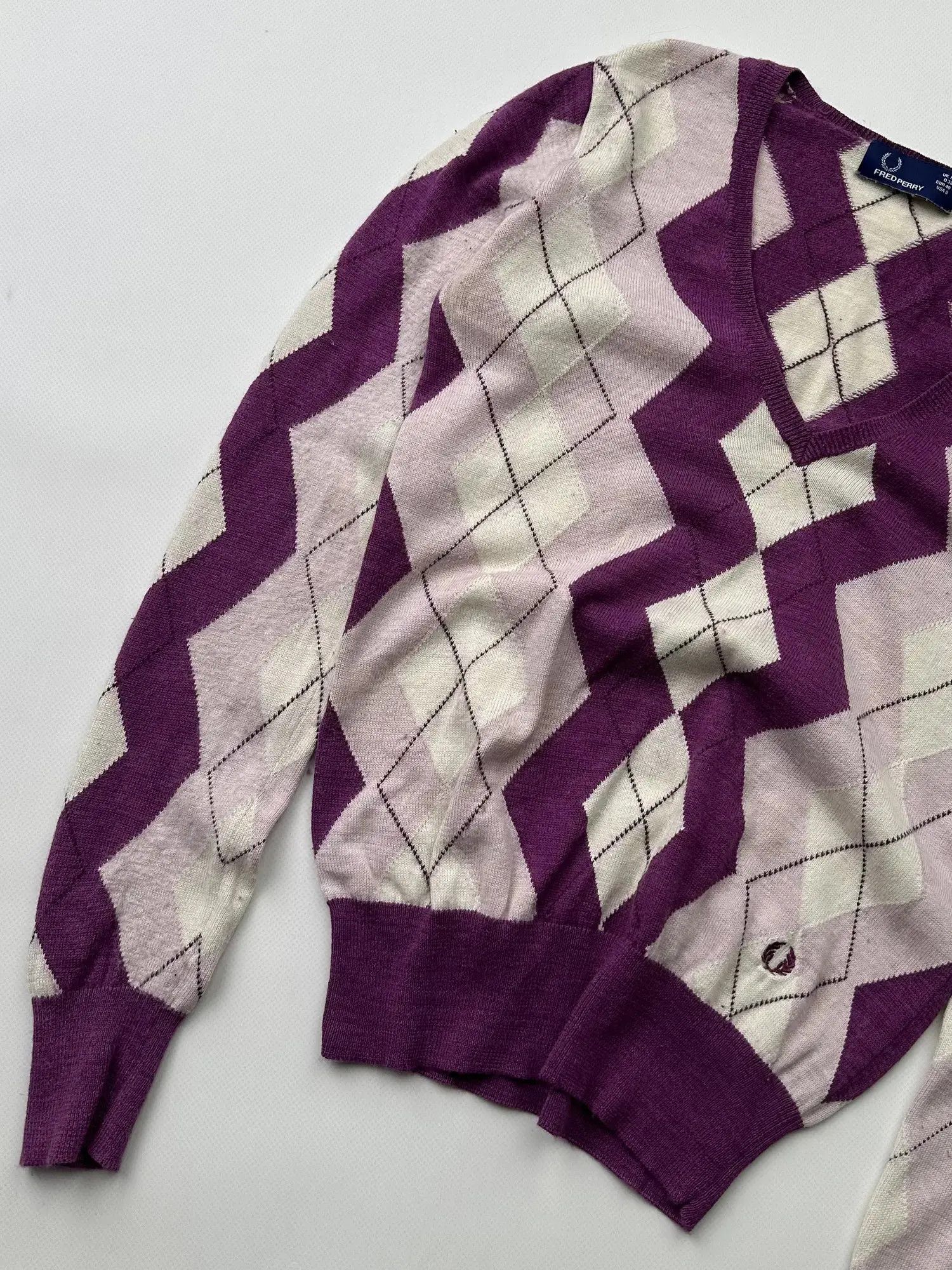 Fred Perry Fred Perry Vintage Sweater (22) Size S / US 4 / IT 40 - 2 Thumbnail
