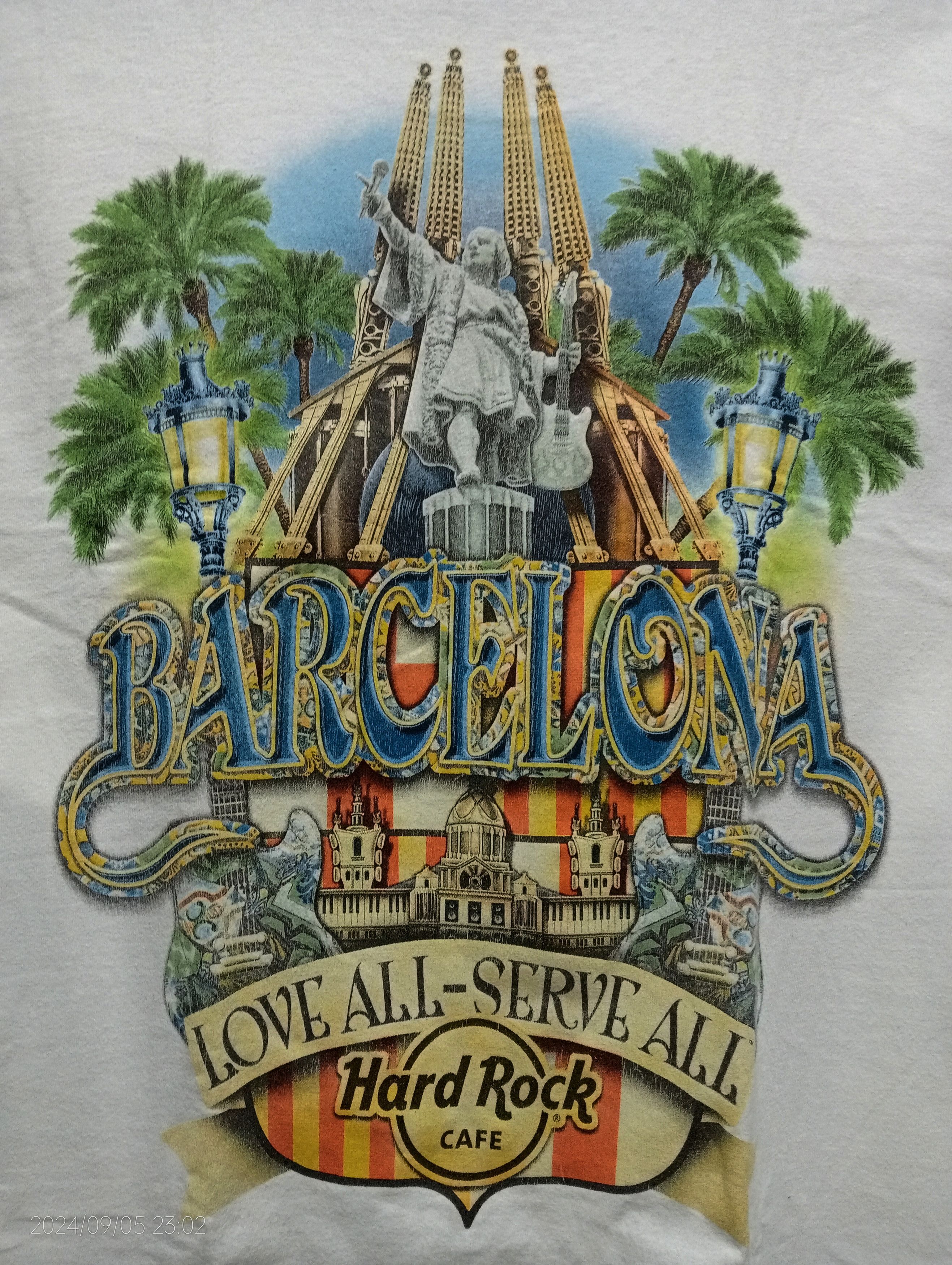 Hard Rock Cafe Hard Rock Cafe Barcelona Tee Size US XL / EU 56 / 4 - 2 Thumbnail