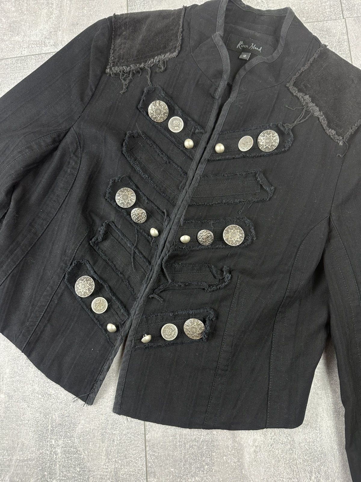 Other Women’s Napoleon Style Crop Jacket Size M / US 6-8 / IT 42-44 - 3 Thumbnail