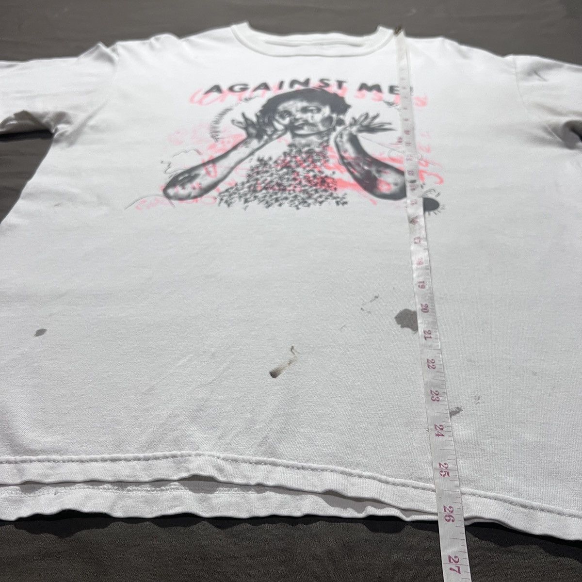 Band Tees Vintage Y2K AGAINST ME! TOUR Tee Punk Alternative rock Size US M / EU 48-50 / 2 - 15 Thumbnail