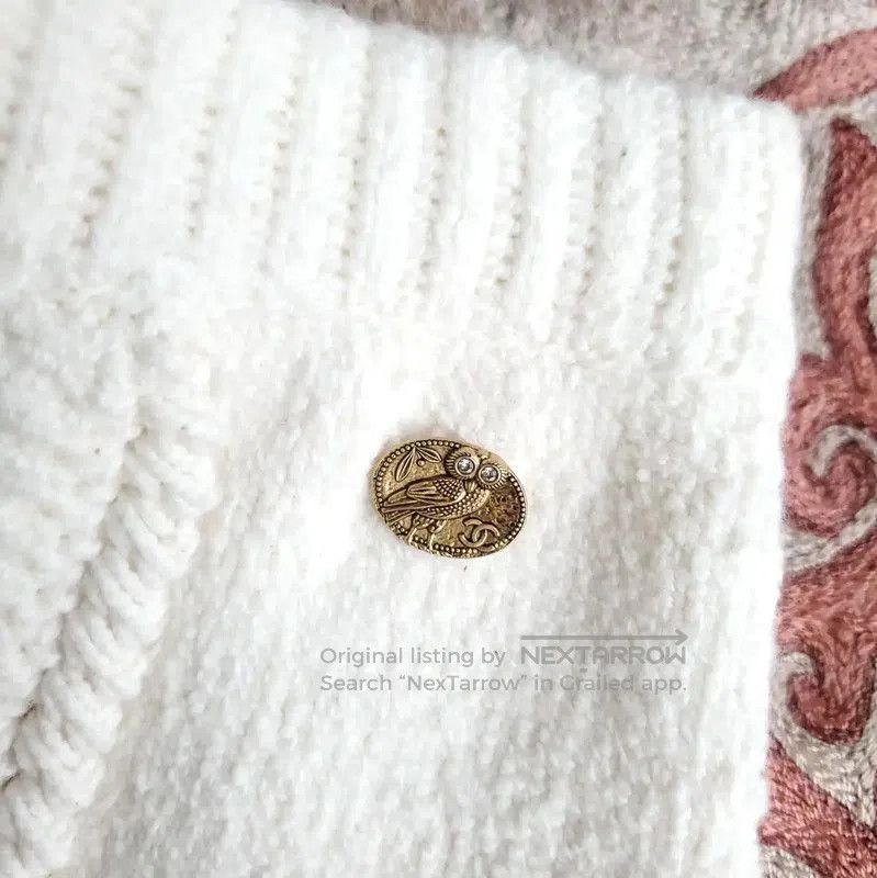 Chanel Chanel White Wool Short Skirt for Women . Size 23" - 4 Thumbnail
