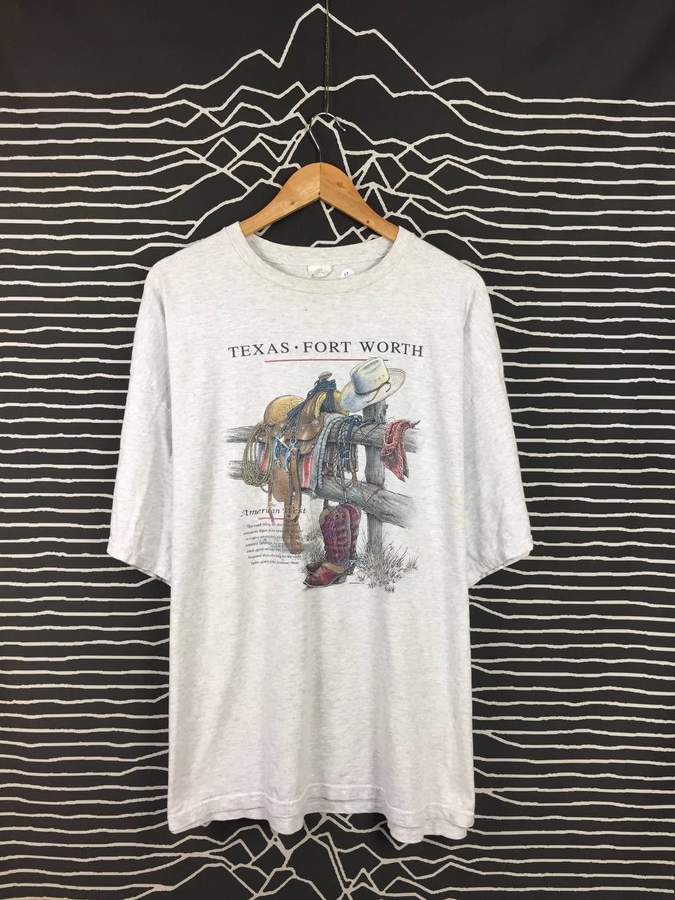 Native Vtg Y2K Texas Fort Worth The American West Tee Size US XXL / EU 58 / 5 - 1 Thumbnail