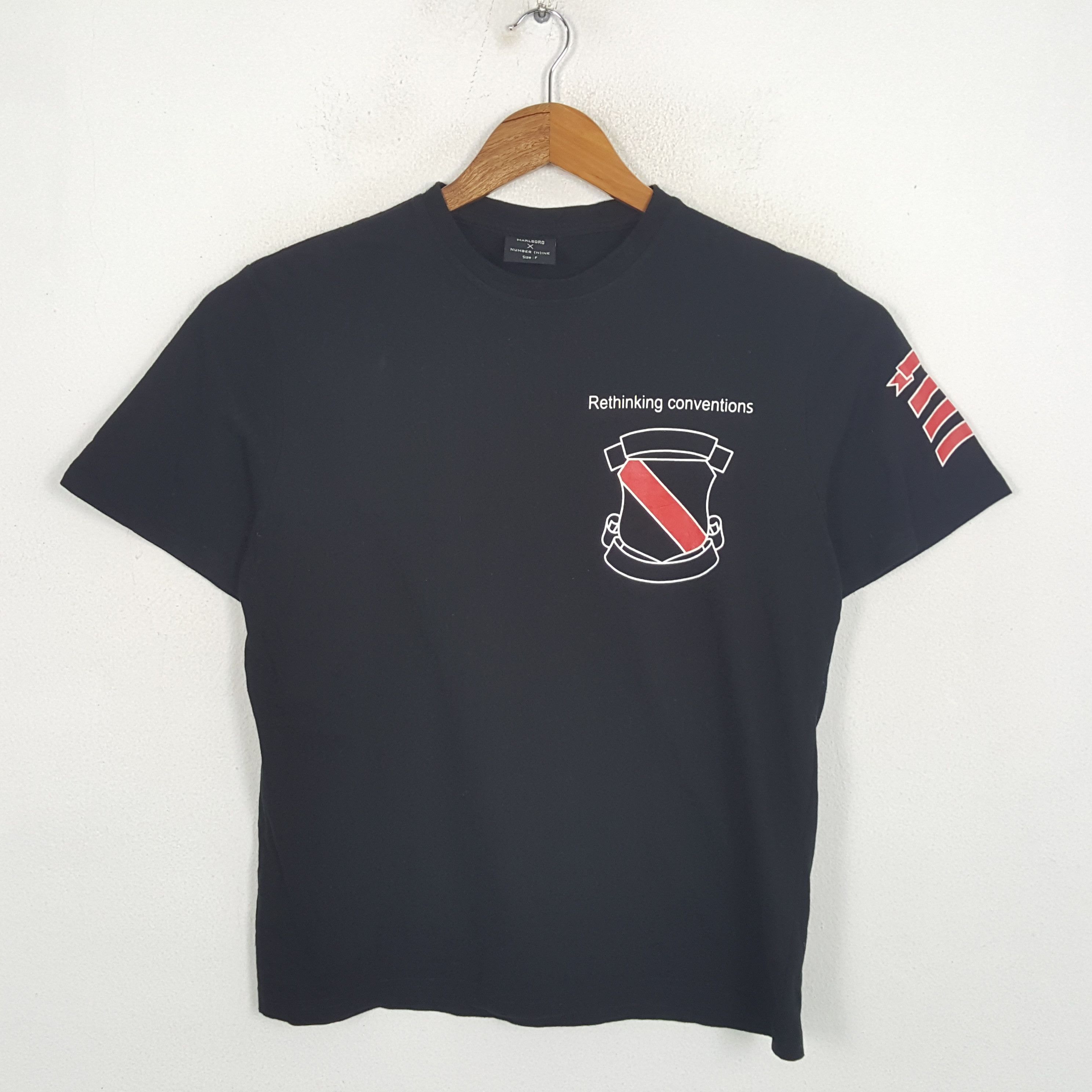 Marlboro × Number (N)ine × Vintage Vintage MARLBORO x NUMBER (N)INE Japanese Brand T-Shirt Size US M / EU 48-50 / 2 - 1 Thumbnail
