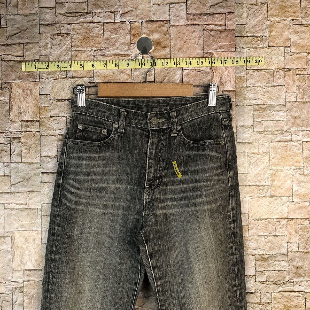 Japanese Brand Uniqlo japan faded Black Denim Pants #A1011 Size 25" / US 0 / IT 36 - 4 Thumbnail