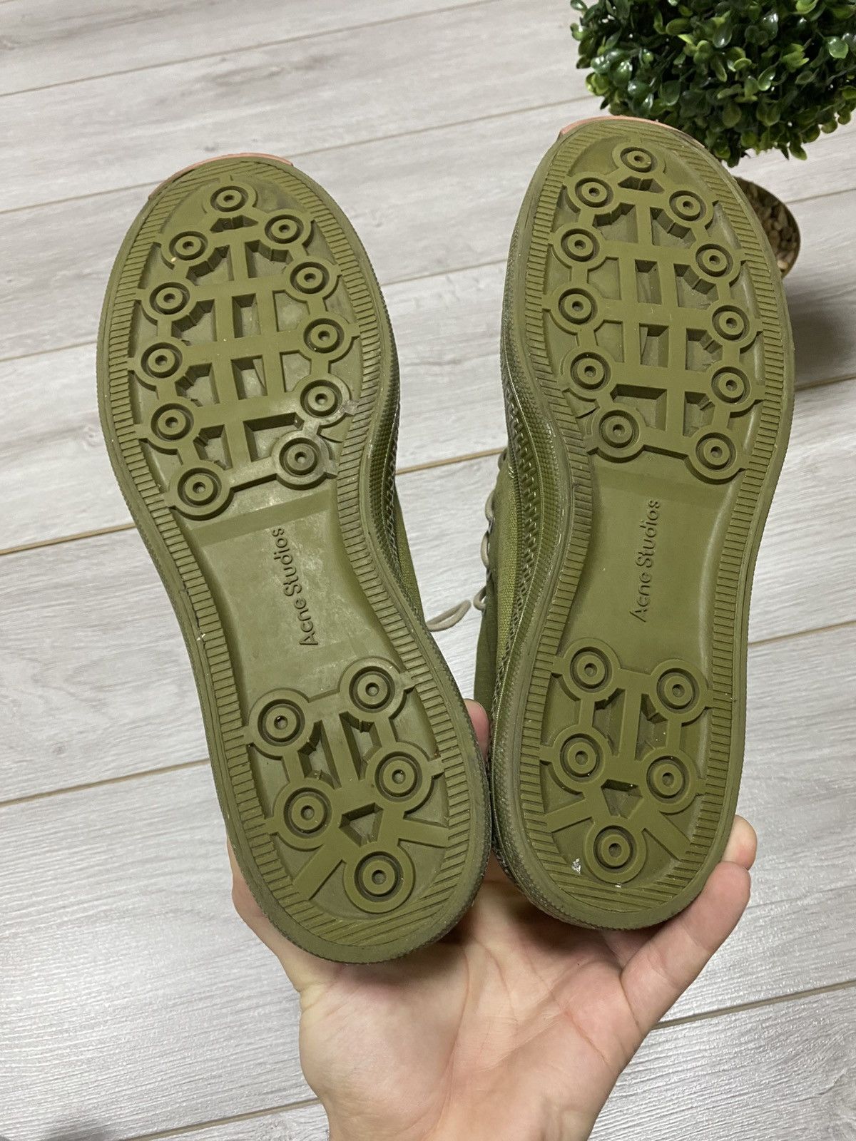 Acne Studios Acne Studios logos high sneakers shoes converse style Size US 10 / EU 43 - 8 Thumbnail