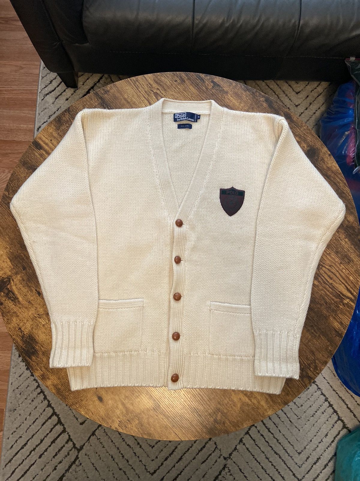 Polo Ralph Lauren Vintage Ralph Lauren Polo Badge Cardigan Size XL Size US XL / EU 56 / 4 - 1 Thumbnail