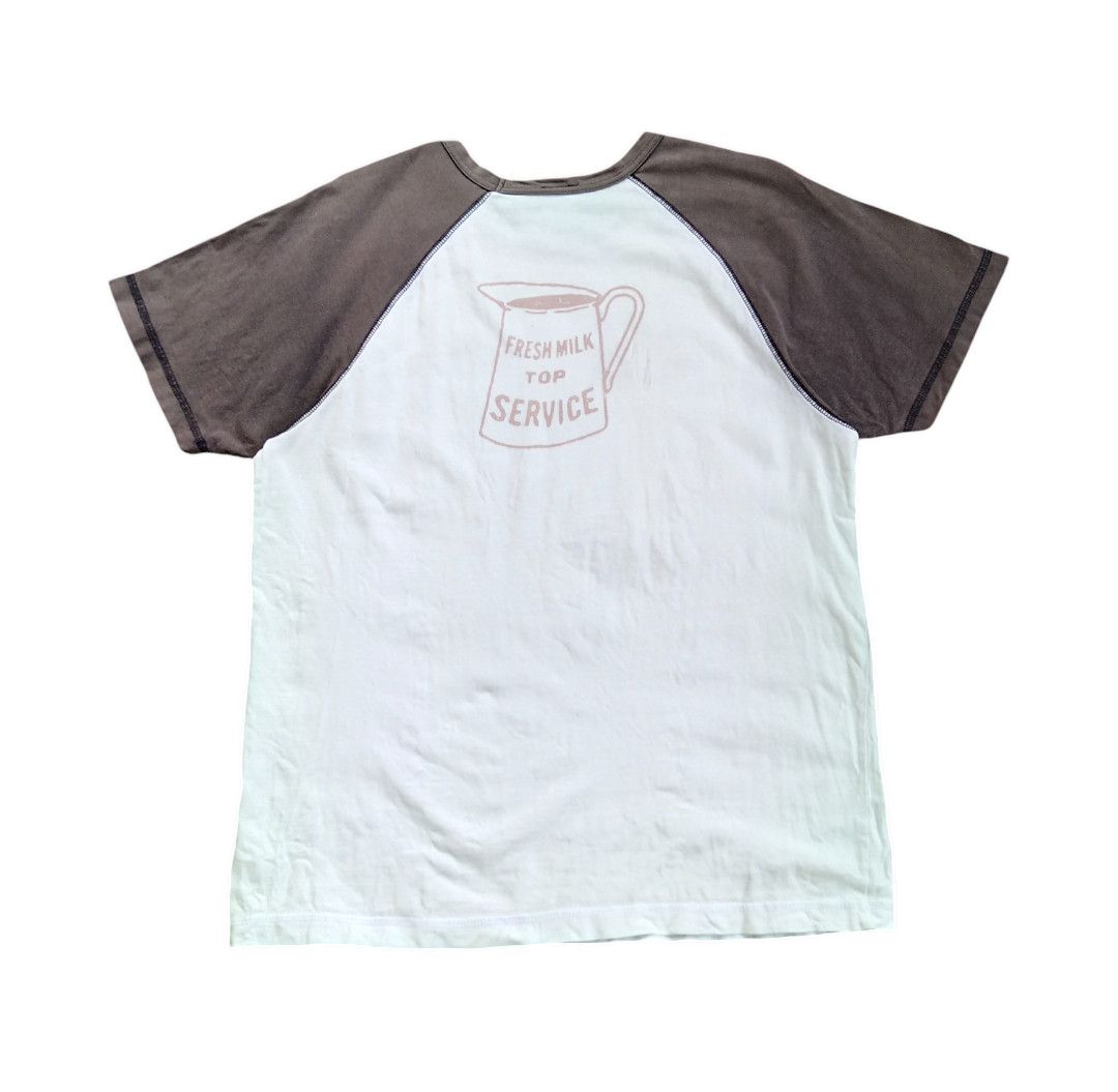 If Six Was Nine × Japanese Brand × Vintage VTG 90s Milk Cart Fresh Boy Delivery T shirt Size US L / EU 52-54 / 3 - 2 Thumbnail
