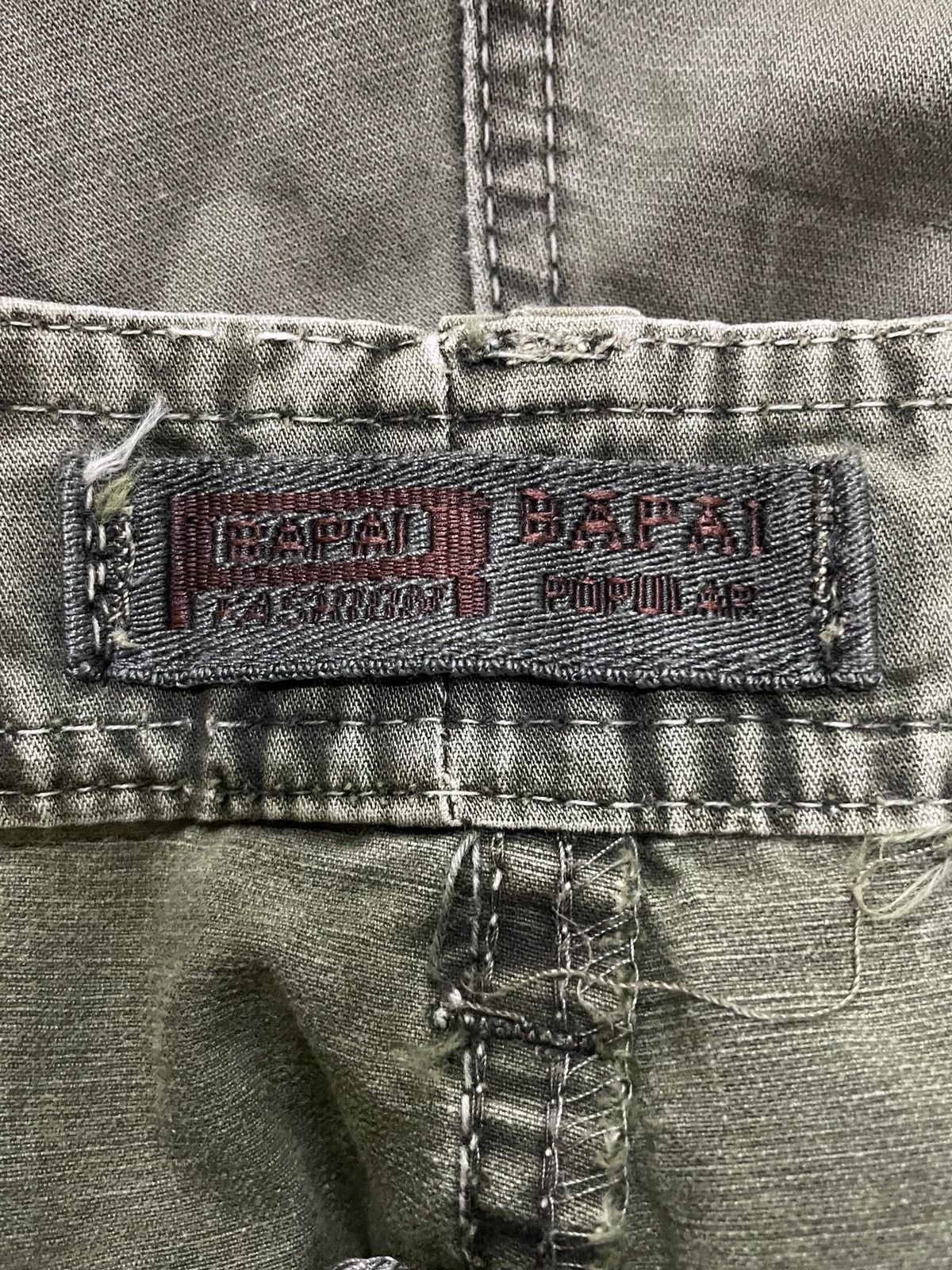 Le Grande Bleu (L.G.B.) × Tete Homme Bapai Japan Multi Pocket Bondage Baggy Cargo Pants Size US 34 / EU 50 - 24 Thumbnail