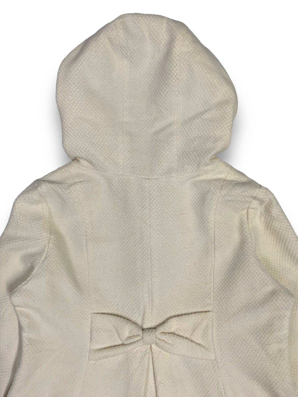 Japanese Brand Japanese Recherie White Cream Fox Fur Hooded Coat Jacket Size M / US 6-8 / IT 42-44 - 14 Thumbnail