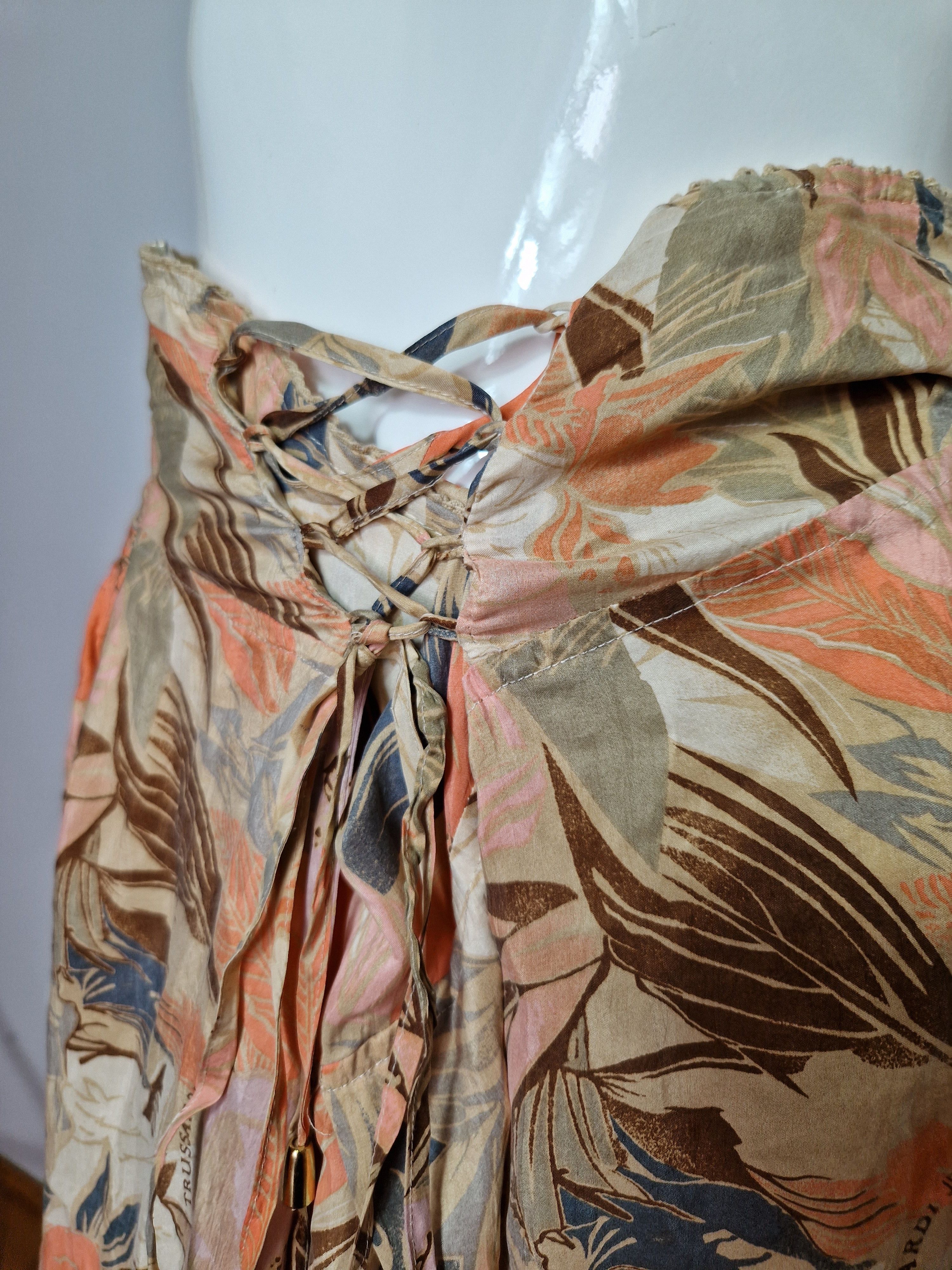 Japanese Brand × Vintage vintage amazing flared silk skirt avant garde japanese Size 26" / US 2 / IT 38 - 9 Thumbnail