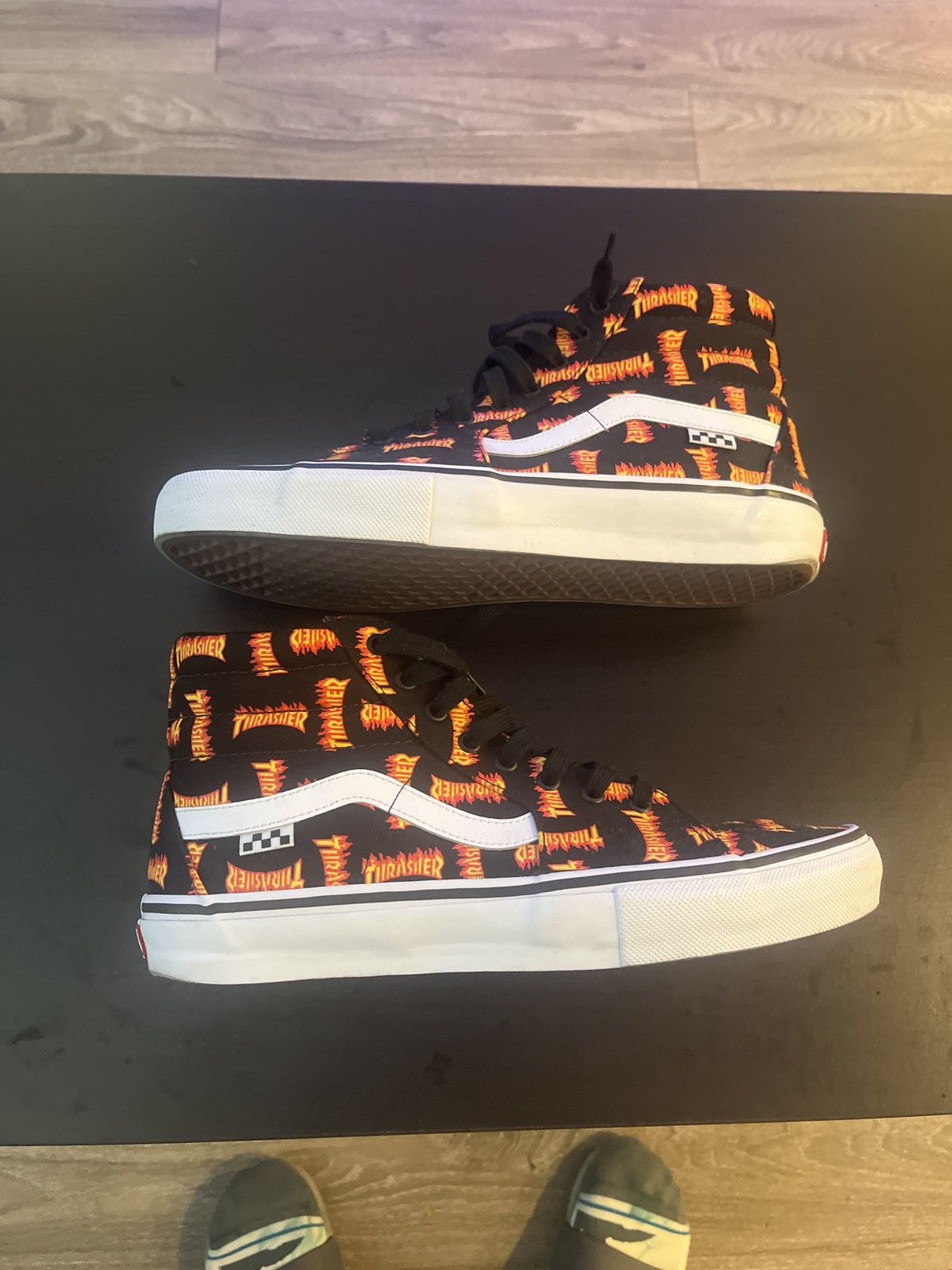 Thrasher Vans VANS THRASHER HI ST8 Grailed