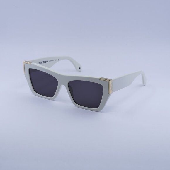 Palm Angels Palm Angels PERI099 HOLLYWOOD 0107 Sunglasses White Cat Eye Size ONE SIZE - 5 Thumbnail