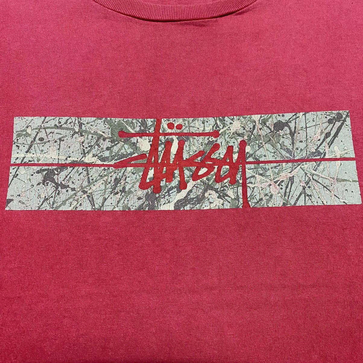 Stussy Rare‼️🔥Vintage Distress Stussy Jackson Pollock T-Shirt Size US M / EU 48-50 / 2 - 7 Thumbnail