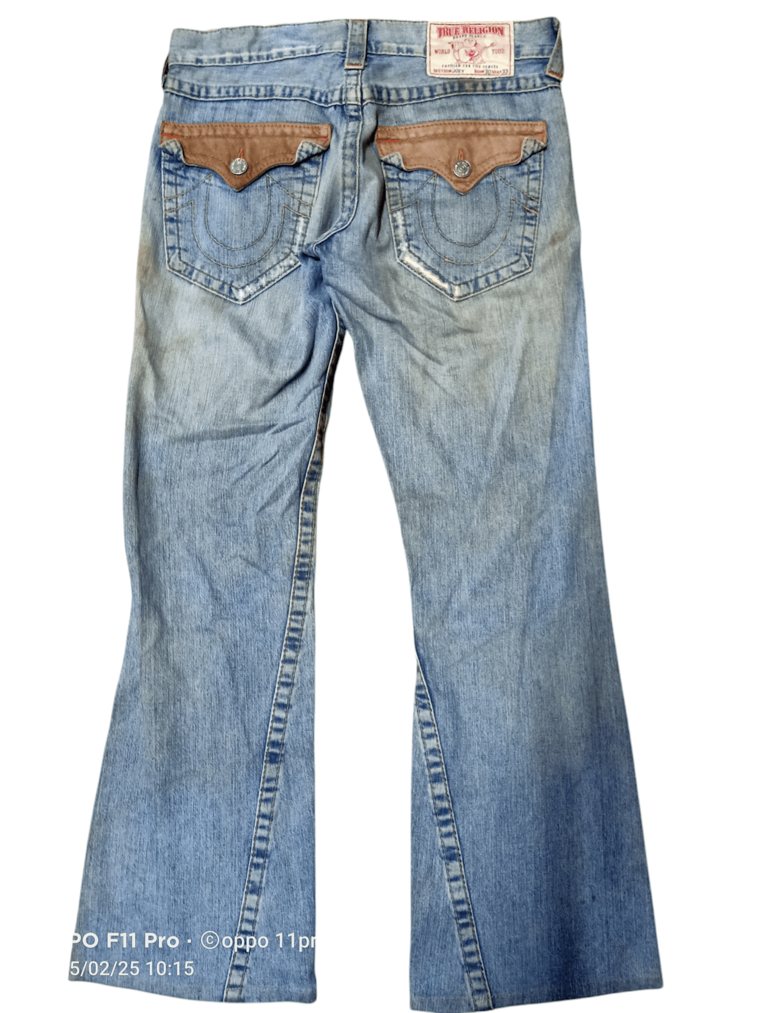 True Religion × Vintage True Religion Flare Denim Size US 34 / EU 50 - 2 Thumbnail