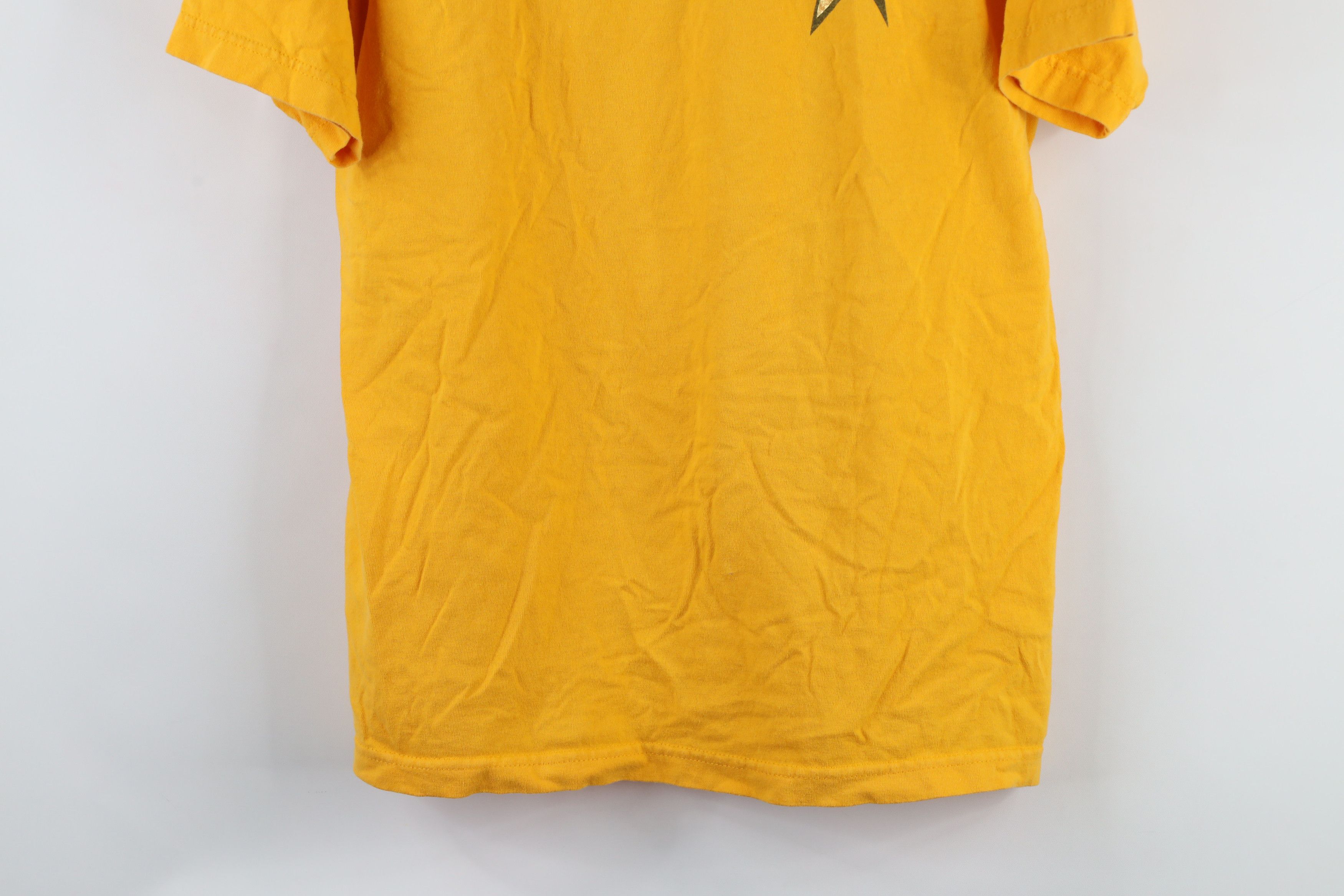 Vintage Vintage 90s Star Trek Short Sleeve T-Shirt Yellow Cotton Size US M / EU 48-50 / 2 - 3 Thumbnail