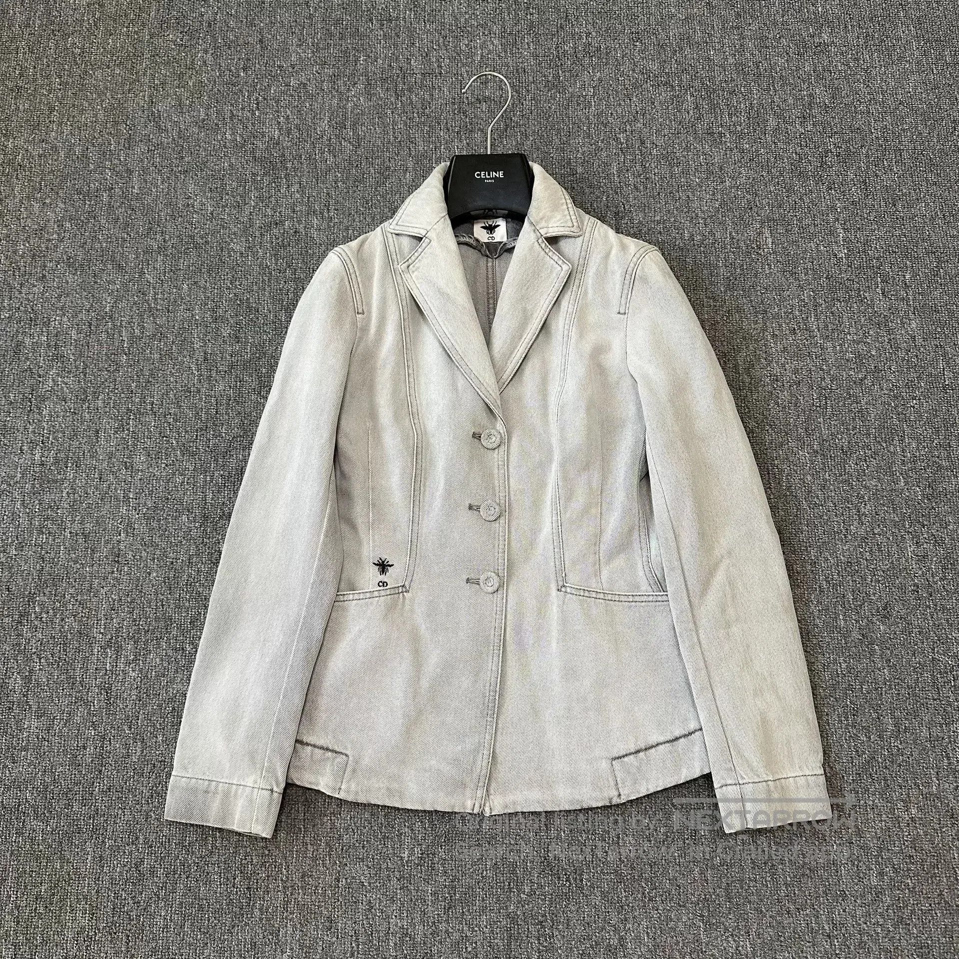 Dior Dior Bee Casual Denim Blazer Jacket. Size US XS / EU 42 / 0 - 1 Thumbnail