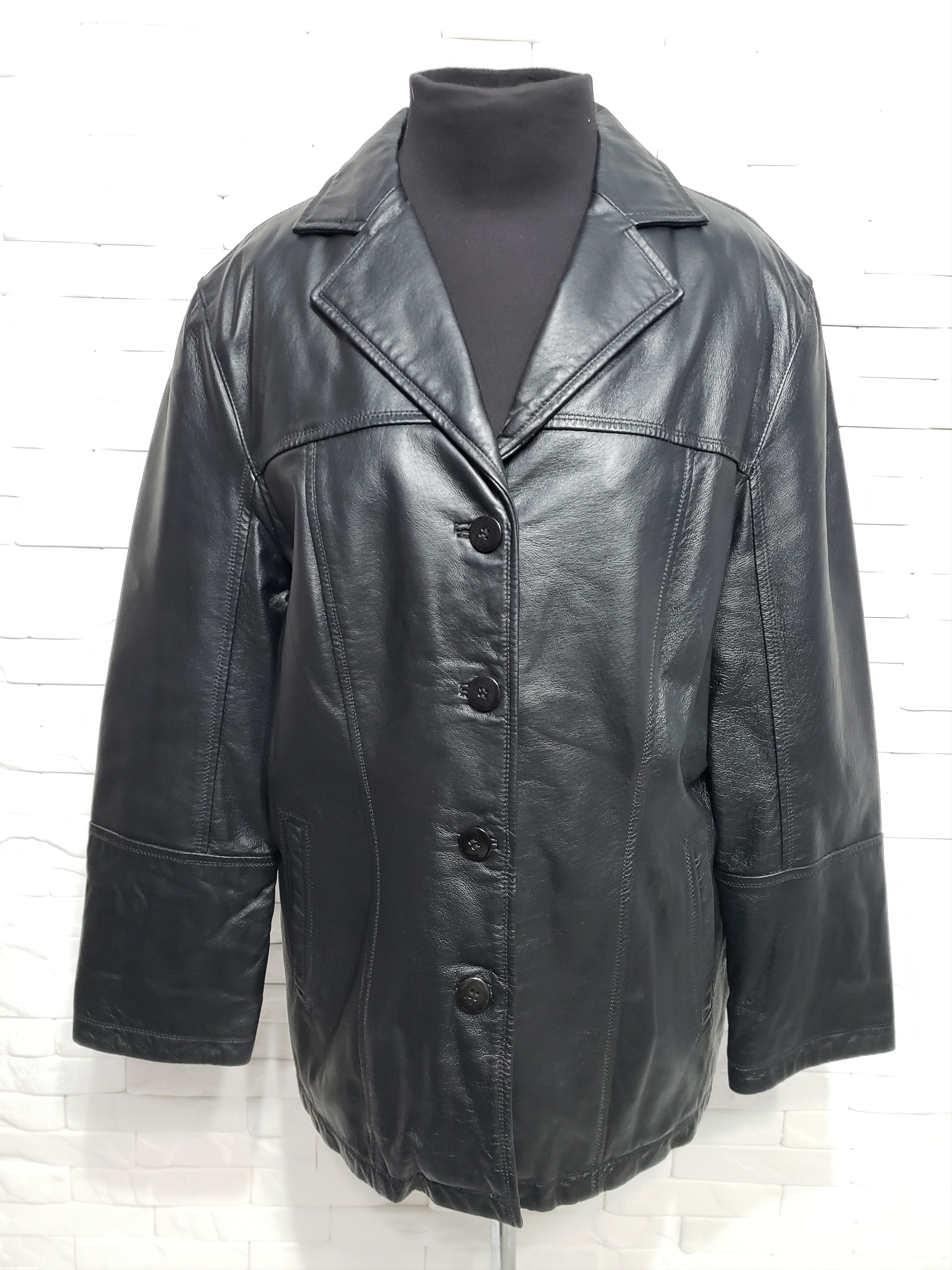 Genuine Leather Women's leather jacket. Size XXL / US 16-18 / IT 52-54 - 1 Thumbnail