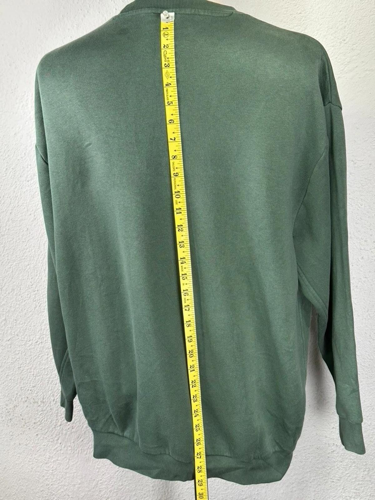 Adidas Adidas Logo Pullover Sweatshirt Green Men's Small Green Size US S / EU 44-46 / 1 - 5 Thumbnail