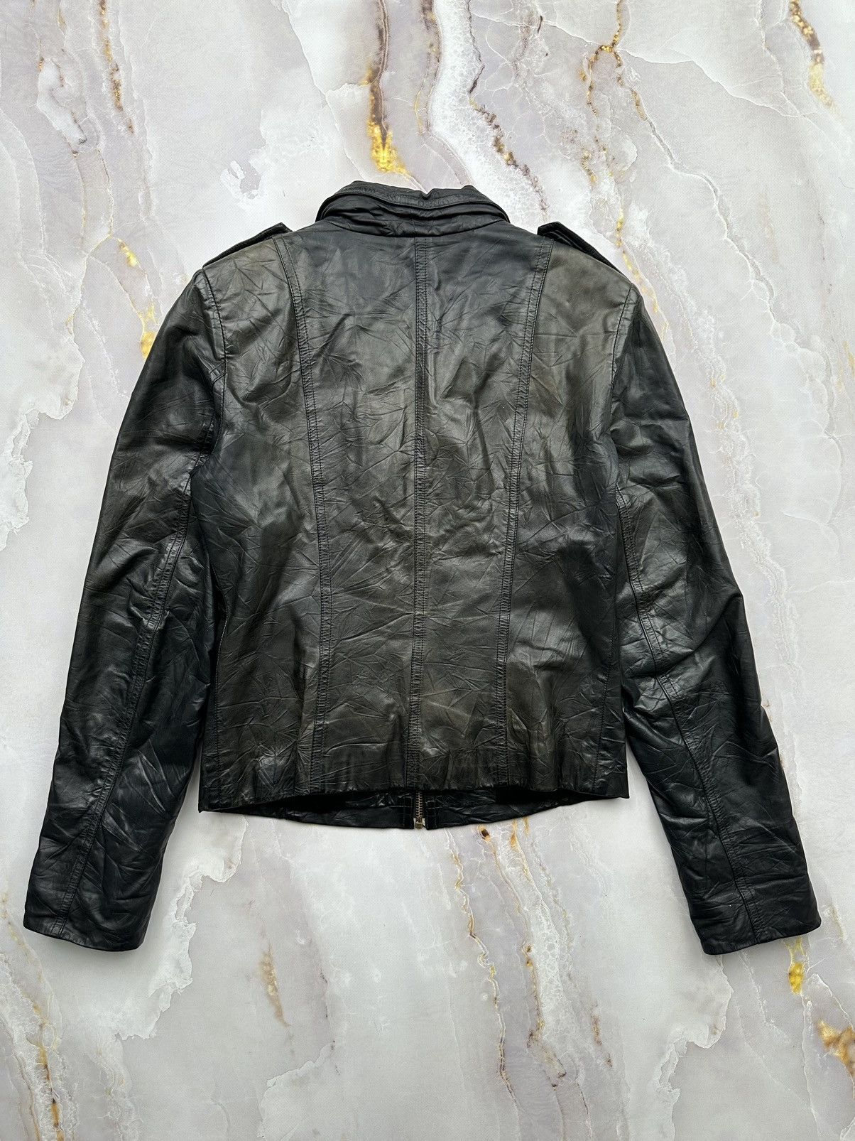Japanese Brand Vintage Leather Jacket Size S / US 4 / IT 40 - 8 Thumbnail