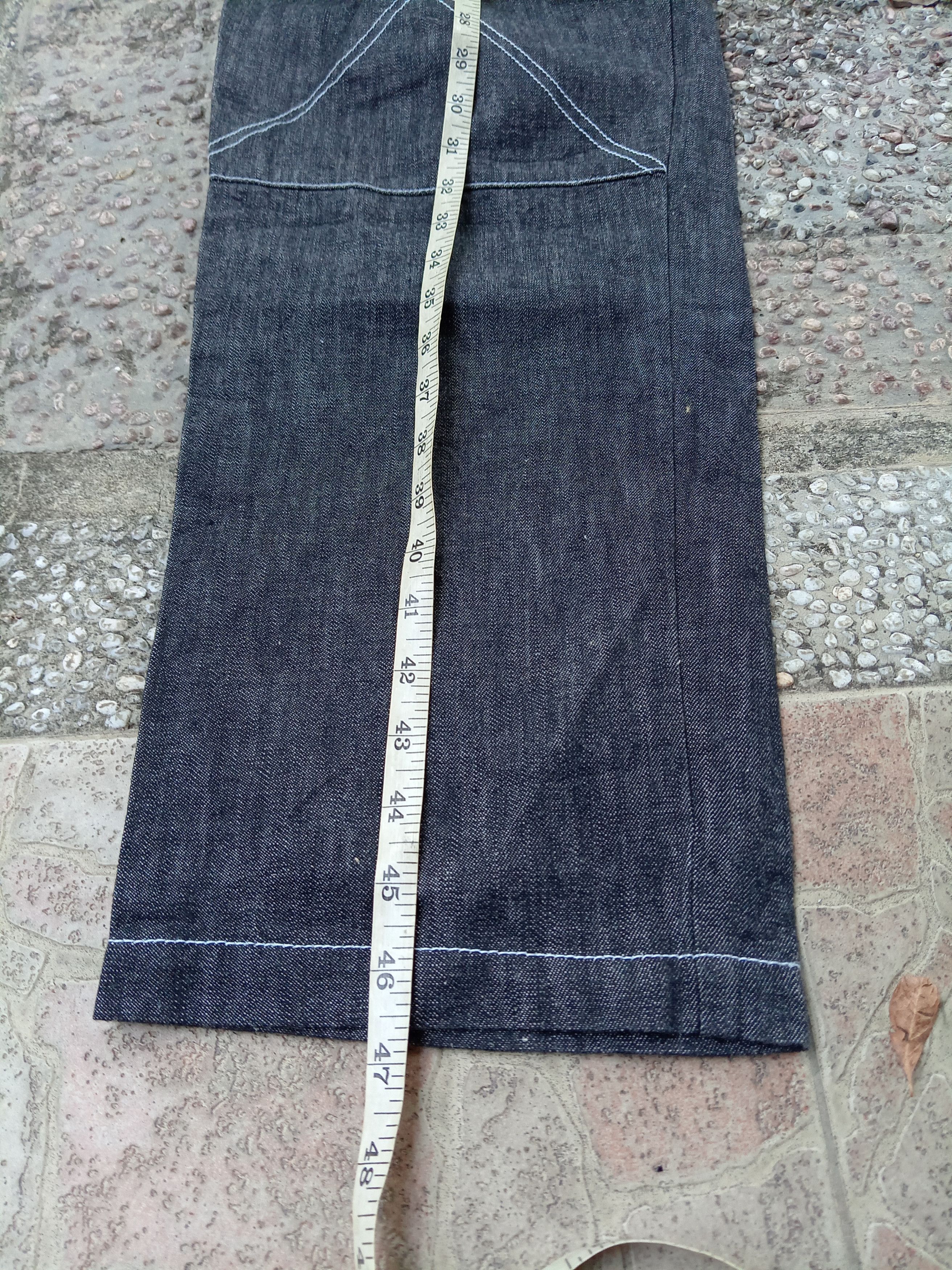 If Six Was Nine × JNCO × Japanese Brand Fiftyfifdeal denim jnco baggy style jeans size 34 Size US 34 / EU 50 - 10 Thumbnail