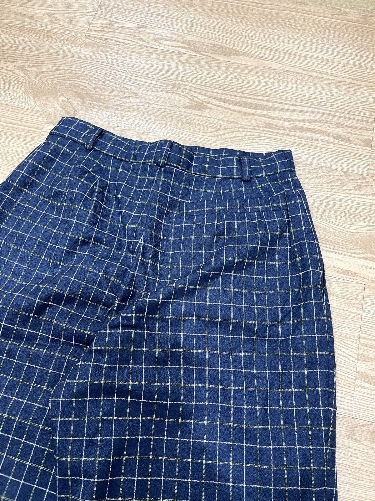 Dior 90s Christian Dior Sports Plaid Trouser Size US 27 - 6 Thumbnail