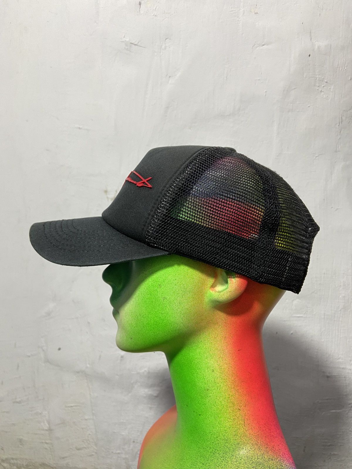 Yohji Yamamoto Yohji Yamamoto Trucker Cap Sun faded Black Size ONE SIZE - 16 Thumbnail