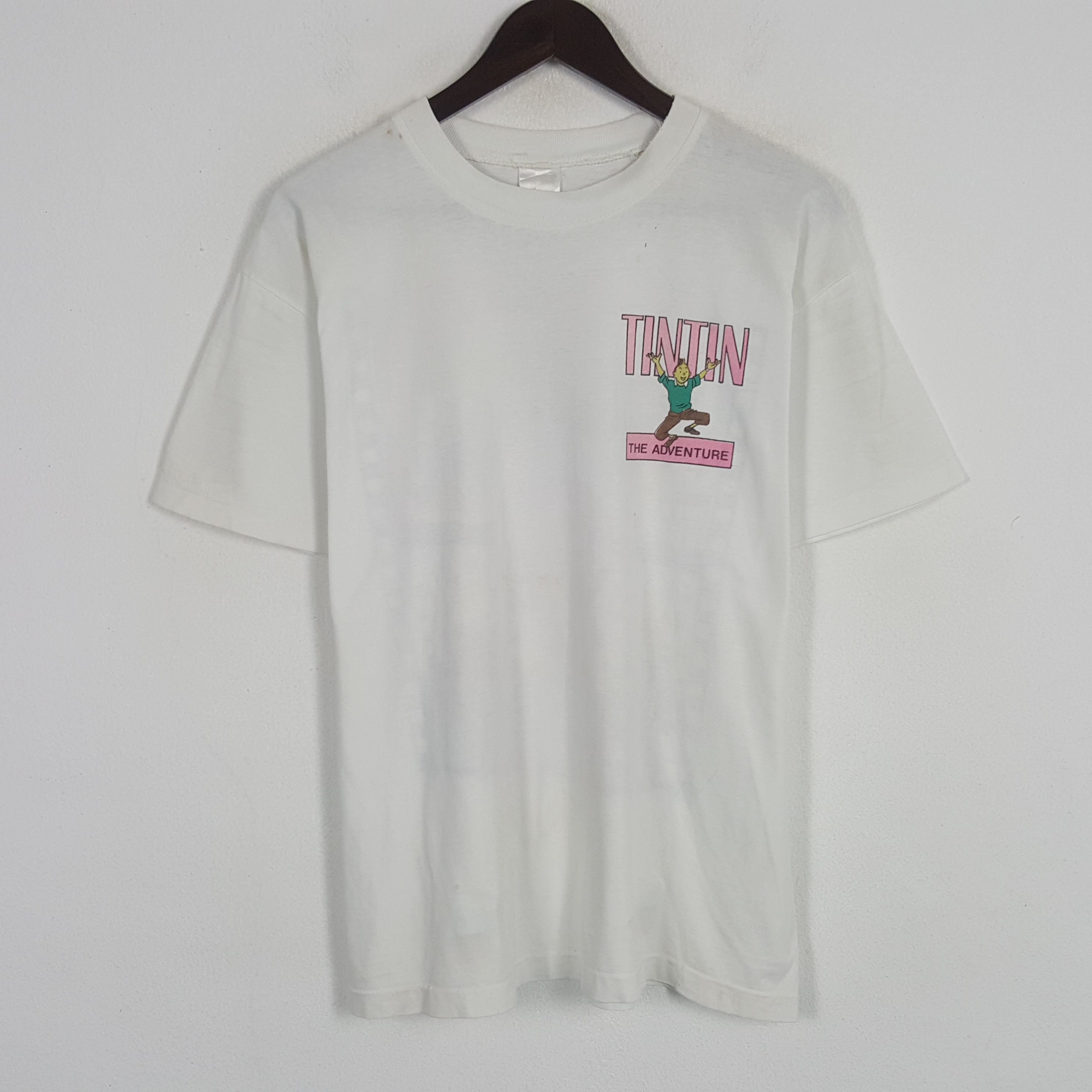 Japanese Brand × Vintage Vintage Tintin In Action Tshirt Size US L / EU 52-54 / 3 - 3 Thumbnail