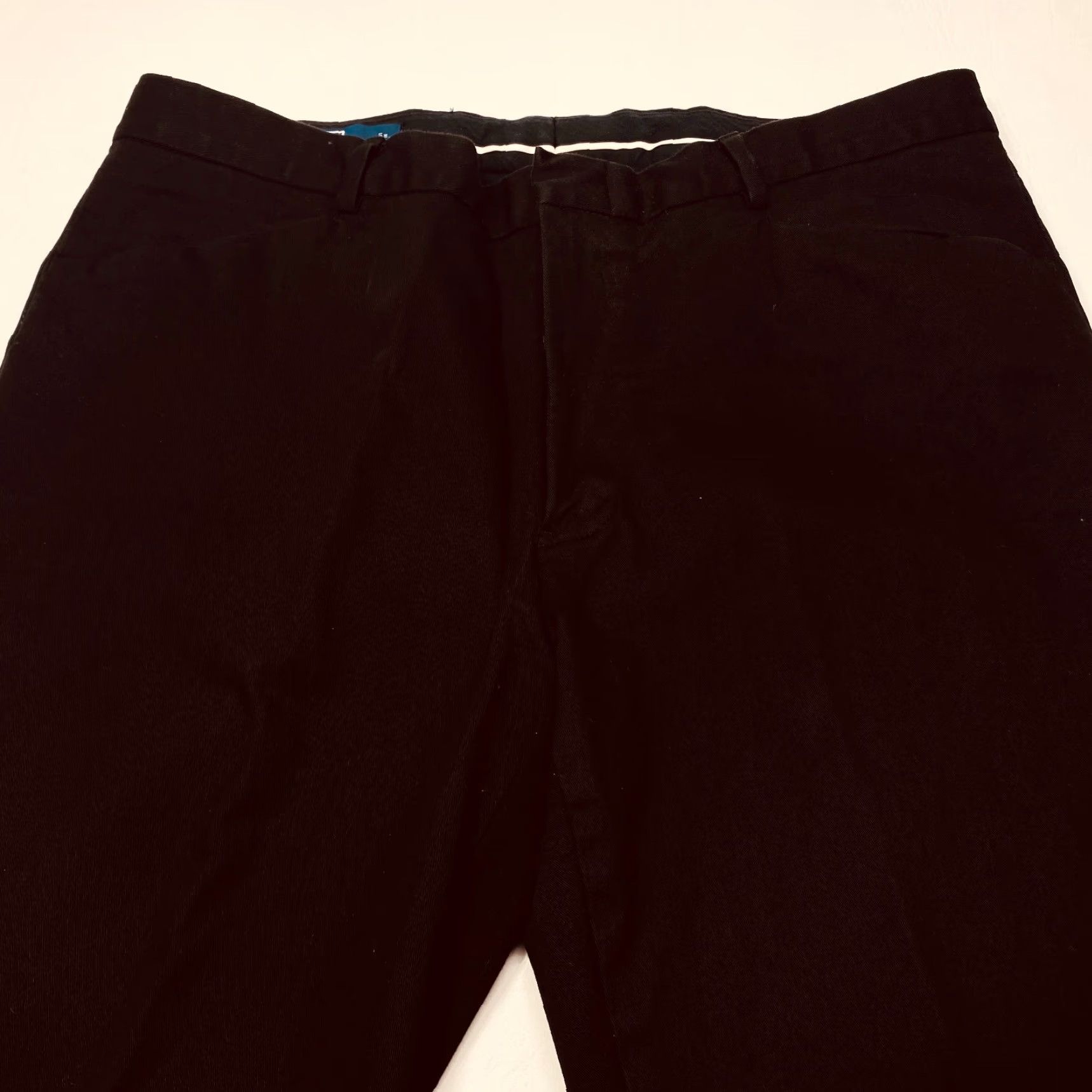Polo Ralph Lauren Polo Ralph Lauren Classic Chino Pants Mens 36x30 Black Cotton Stretch 7825 Size US M / EU 48-50 / 2 - 3 Thumbnail