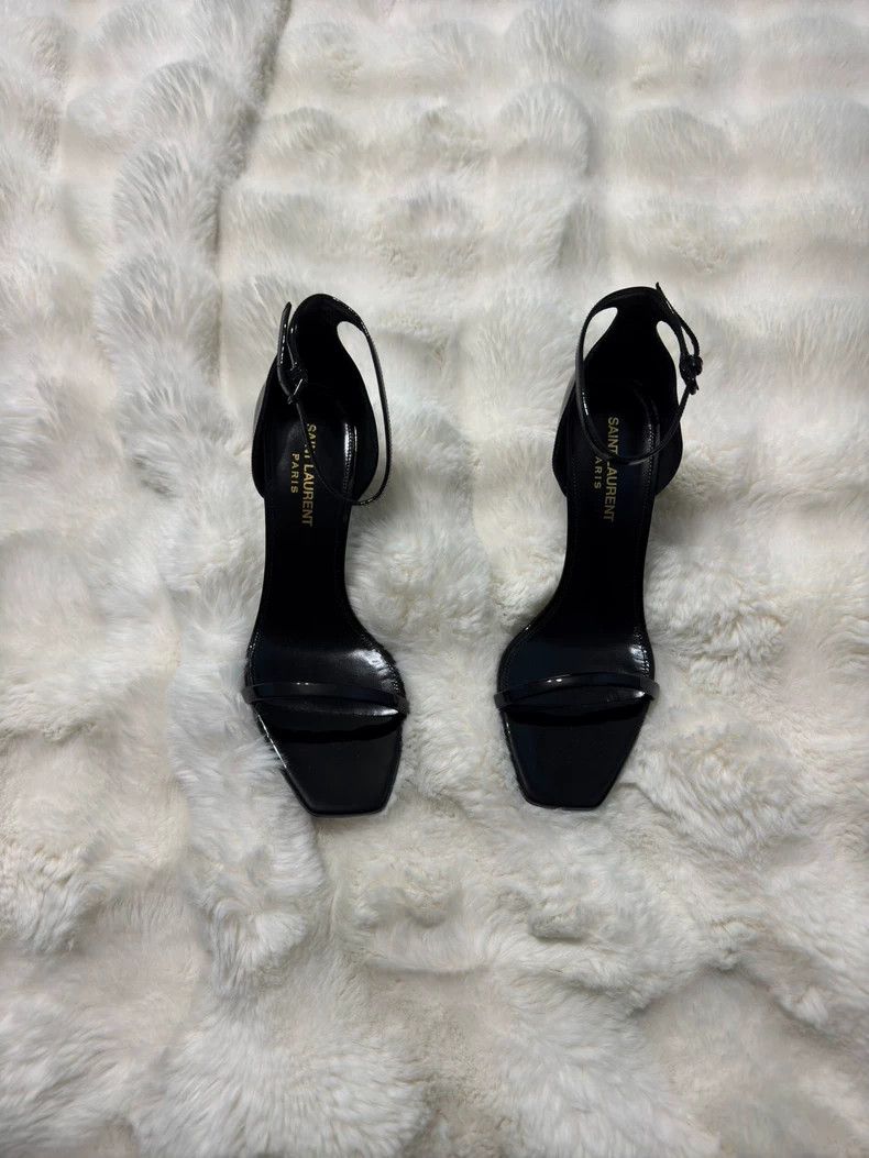 Saint Laurent Paris Saint Laurent Paris High heels with logo heels Size US 6.5 / IT 36.5 - 3 Thumbnail