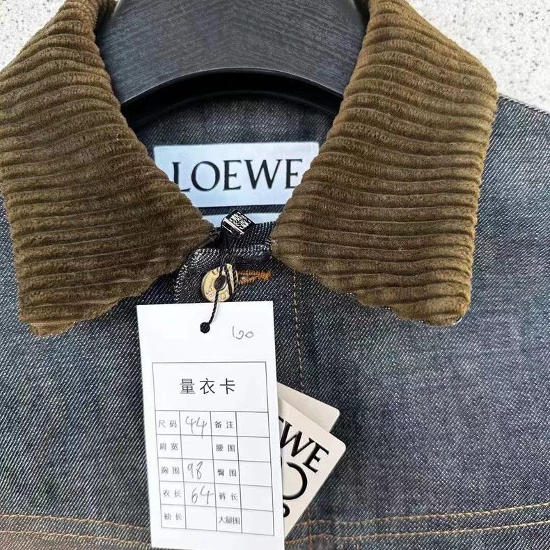 Loewe loewe Corduroy collar spliced jacket 2506-Nextarrow Size US S / EU 44-46 / 1 - 2 Thumbnail