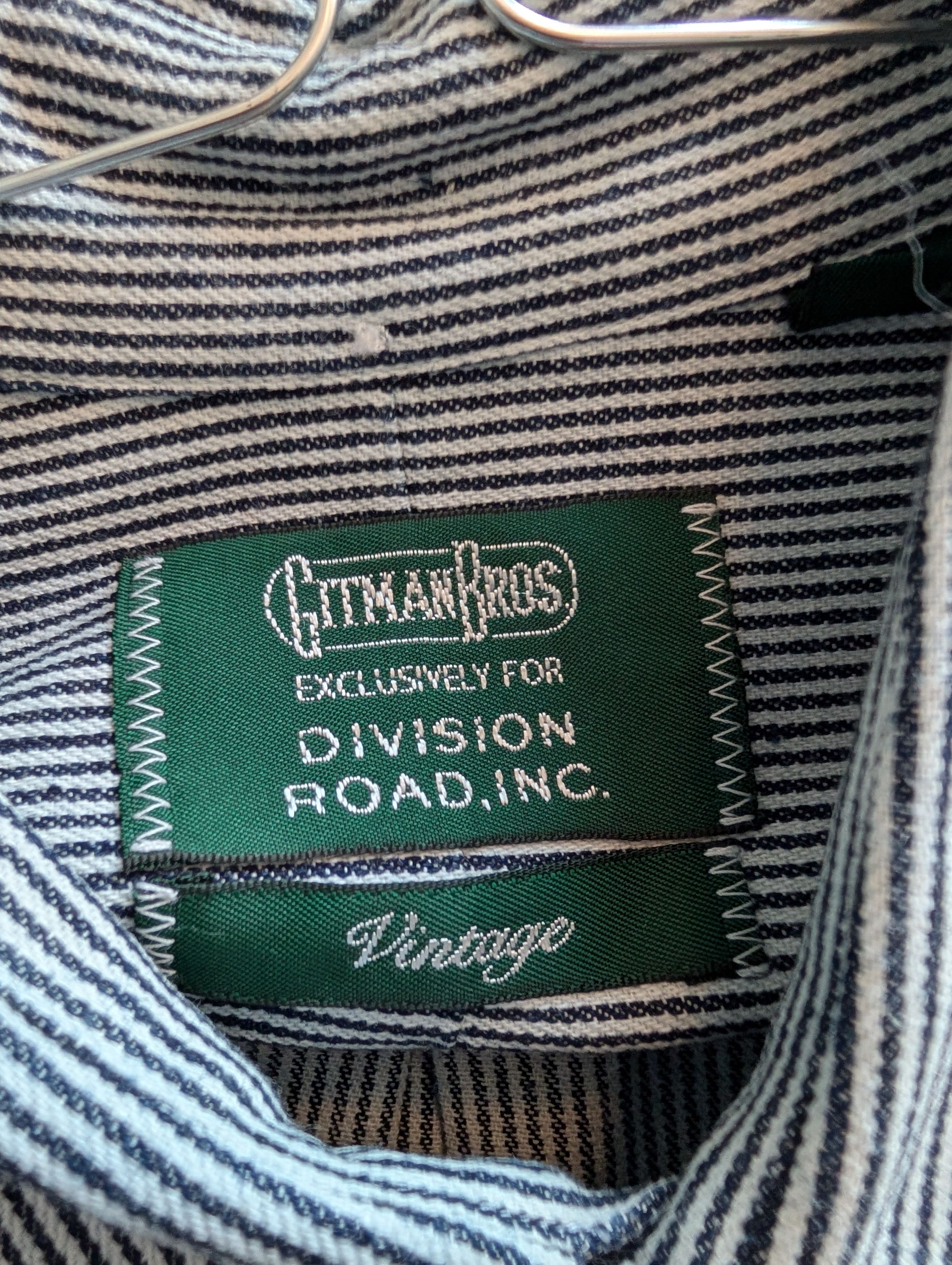 Gitman Bros. Vintage Gitman Vintage Hickory Stripe Denim Shirt - Indigo Size US S / EU 44-46 / 1 - 6 Thumbnail