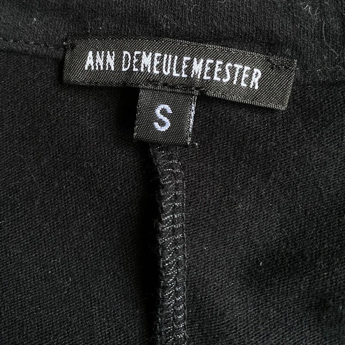 Ann Demeulemeester 2000’s Asymmetric Jersey Cotton Jacket Size S / US 4 / IT 40 - 11 Thumbnail