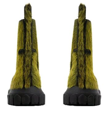 Rick Owens Rick Owens DRKSHDW Men's Green Suede Chelsea Boots Size US 11 / EU 44 - 5 Thumbnail