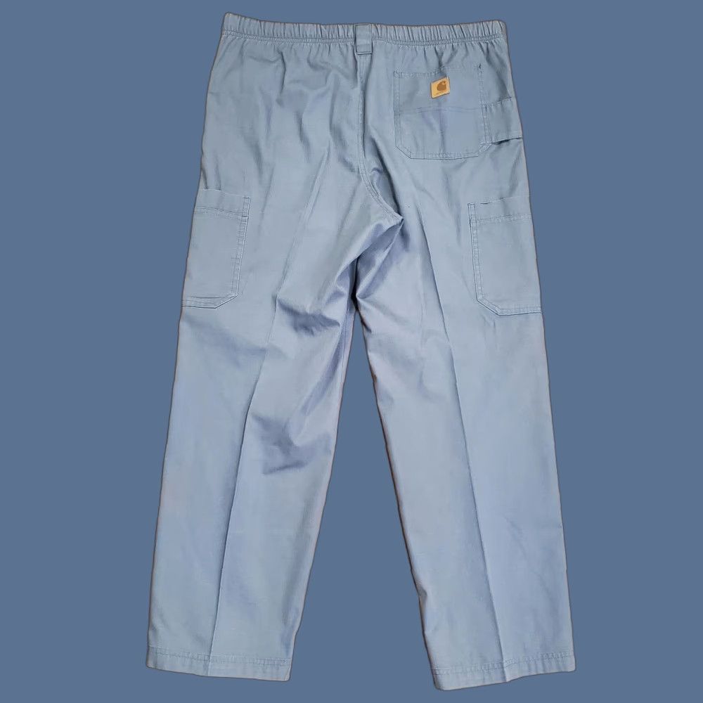 Carhartt Carhartt Cargo Pants Mens 39x29 Gray Elastic Waist Ripstop Workwear Relaxed Pants Regular L Gray Carhartt Logo Pockets Workwear Mens Size US 33 - 1 Thumbnail