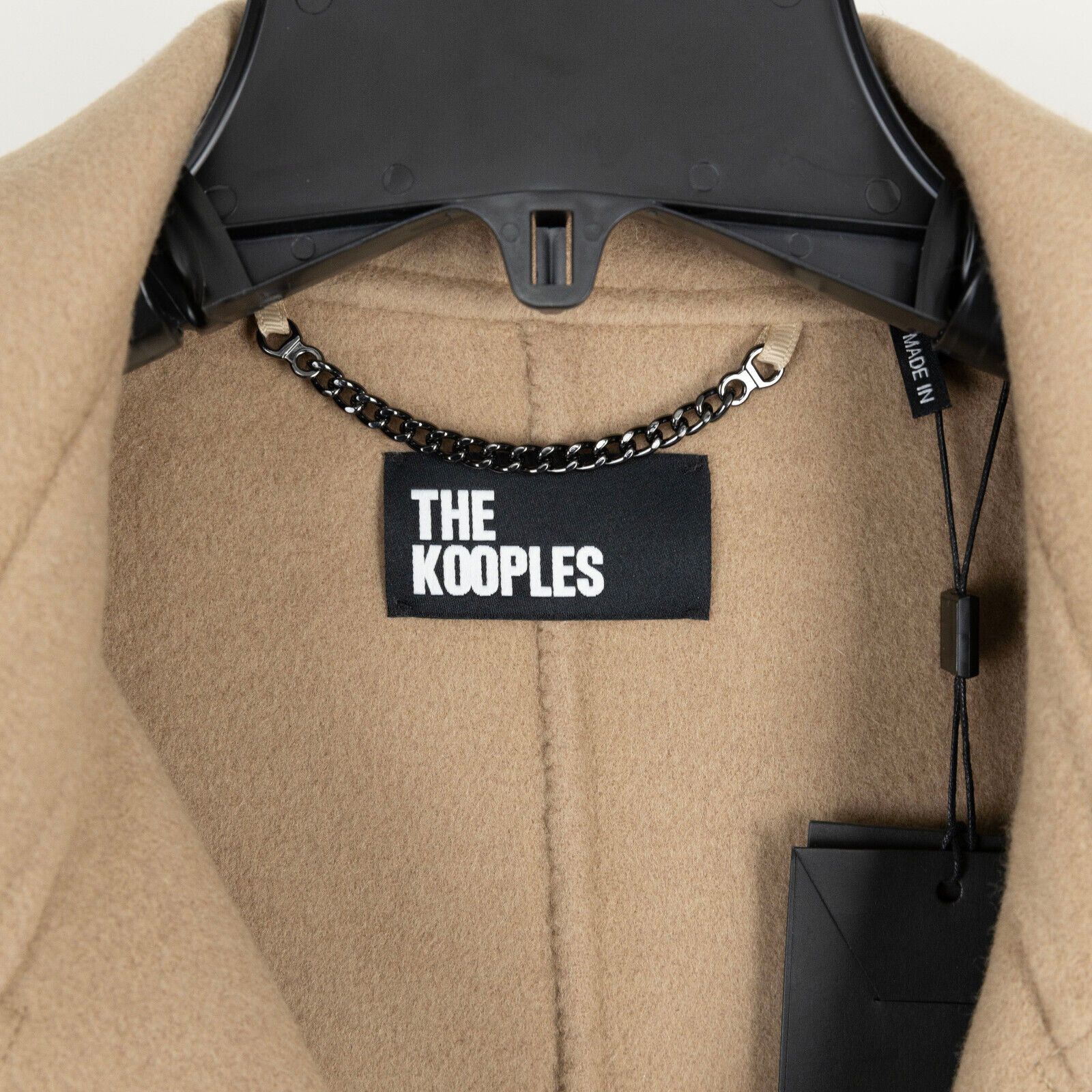 The Kooples The Kooples Wool Blend Double Face Long Coat Beige Size 1/S Size S / US 4 / IT 40 - 4 Thumbnail