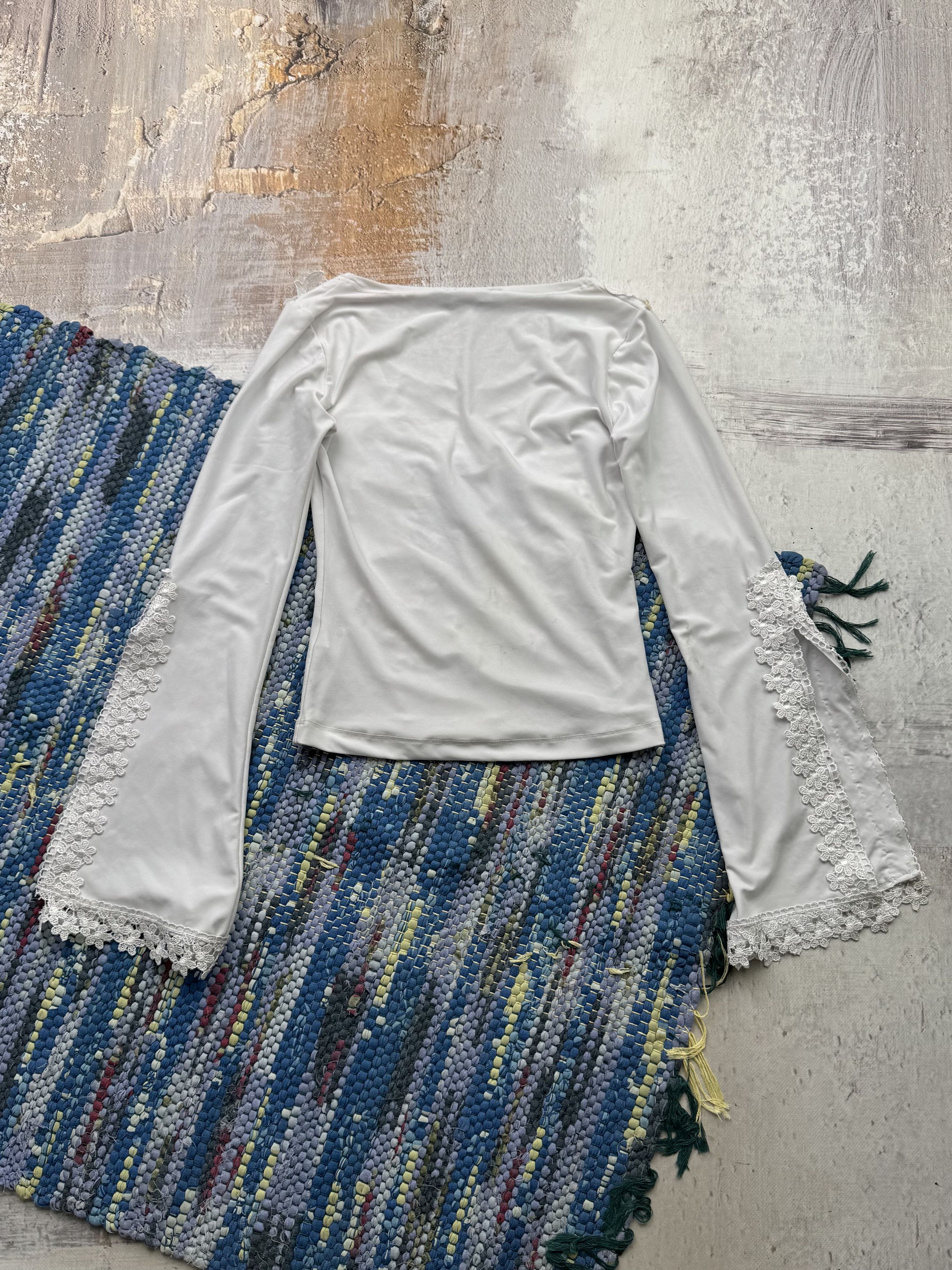 Japanese Brand Vintage Cropped Blouse D15 A768(504) Size XS / US 0-2 / IT 36-38 - 8 Thumbnail
