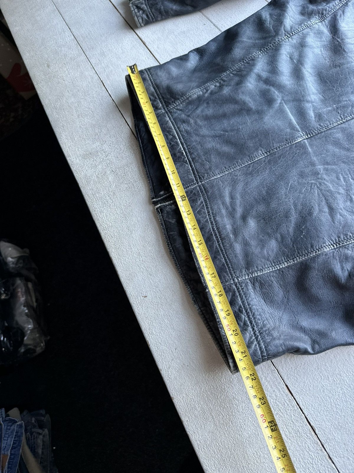Other 🚨VNTG LEATHER JACKET AVANT GARDE ASYMMETRICAL BLACK MOTO Size US L / EU 52-54 / 3 - 20 Thumbnail