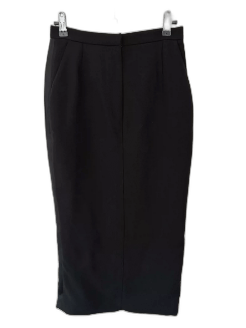 Dolce & Gabbana Long Wool Pencil Skirt for Women Size 40" / US 18 - 1 Thumbnail
