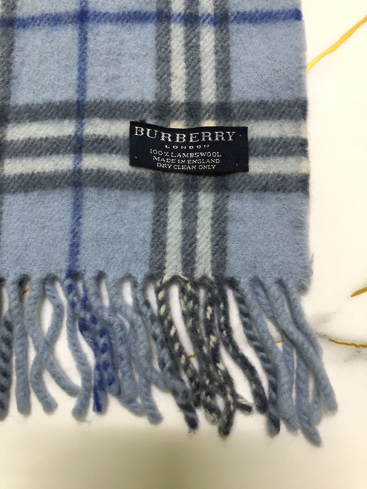 Burberry Vintage Burberry Muffler Scarf Size ONE SIZE - 6 Thumbnail