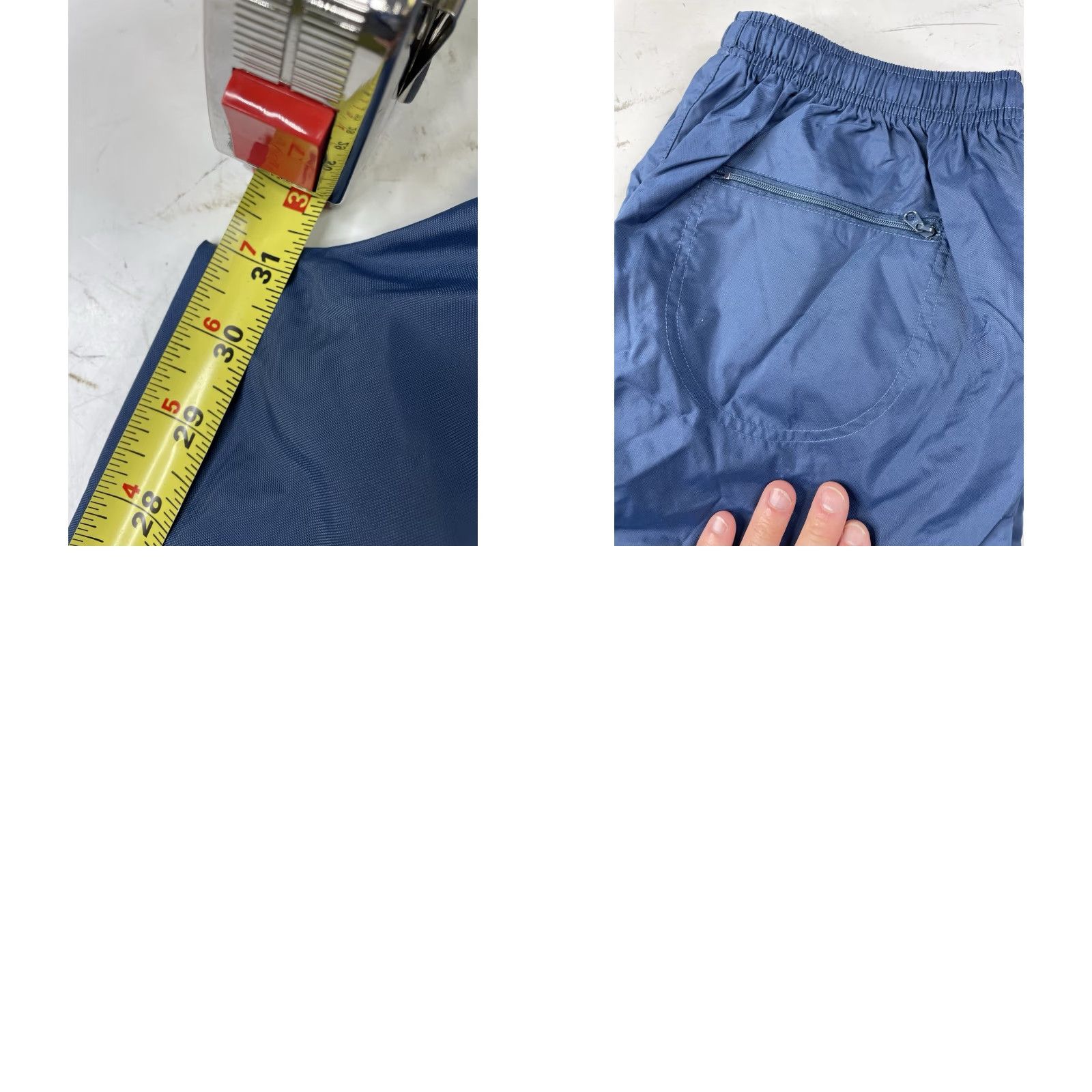 Nike VINTAGE Nike Womens M Blue Track Windbreaker Nylon Ankle Zip Pants 90s Y2K Activewear Casual Sports Accessories Womens Size 32" / US 10 / IT 46 - 8 Thumbnail