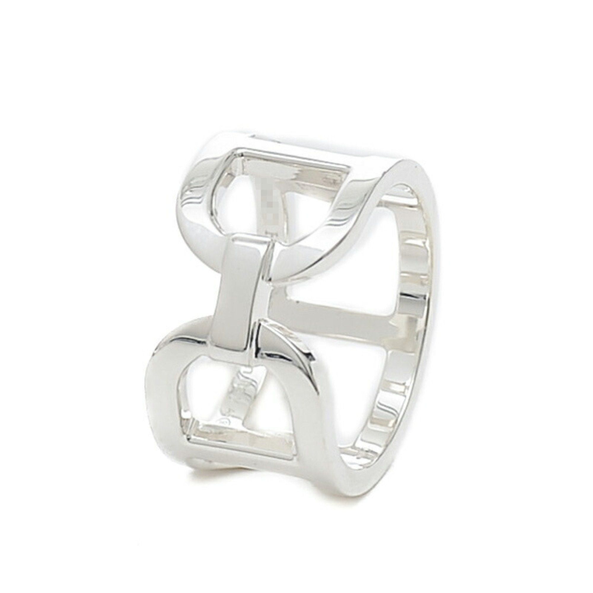 image of Hermes Ever Chaine D'ancre Ring Silver Sv925 50, Women's