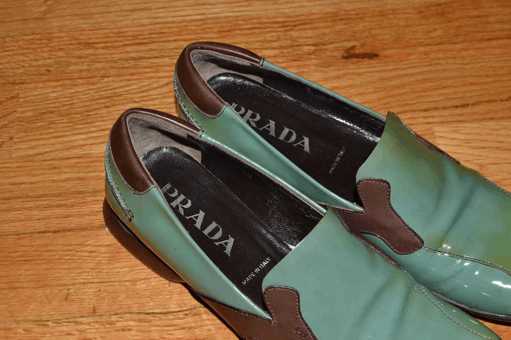 Prada c. 2000 Patent Leather Slip-On Shoes Size US 6.5 / IT 36.5 - 6 Thumbnail