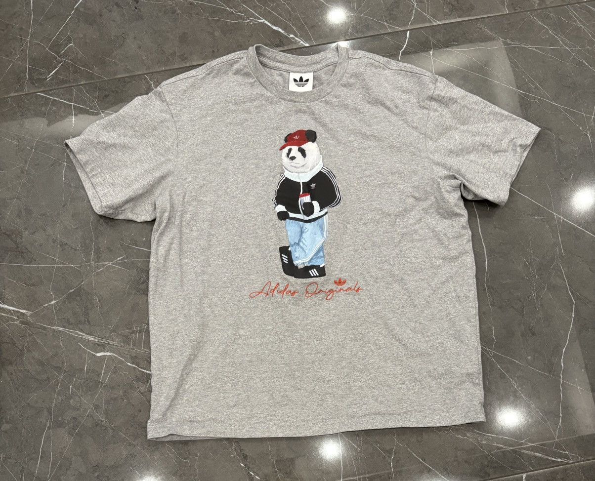 Adidas Adidas DOROPHY COLLAB - TT PANDA TEE Large Grey Size US L / EU 52-54 / 3 - 2 Thumbnail