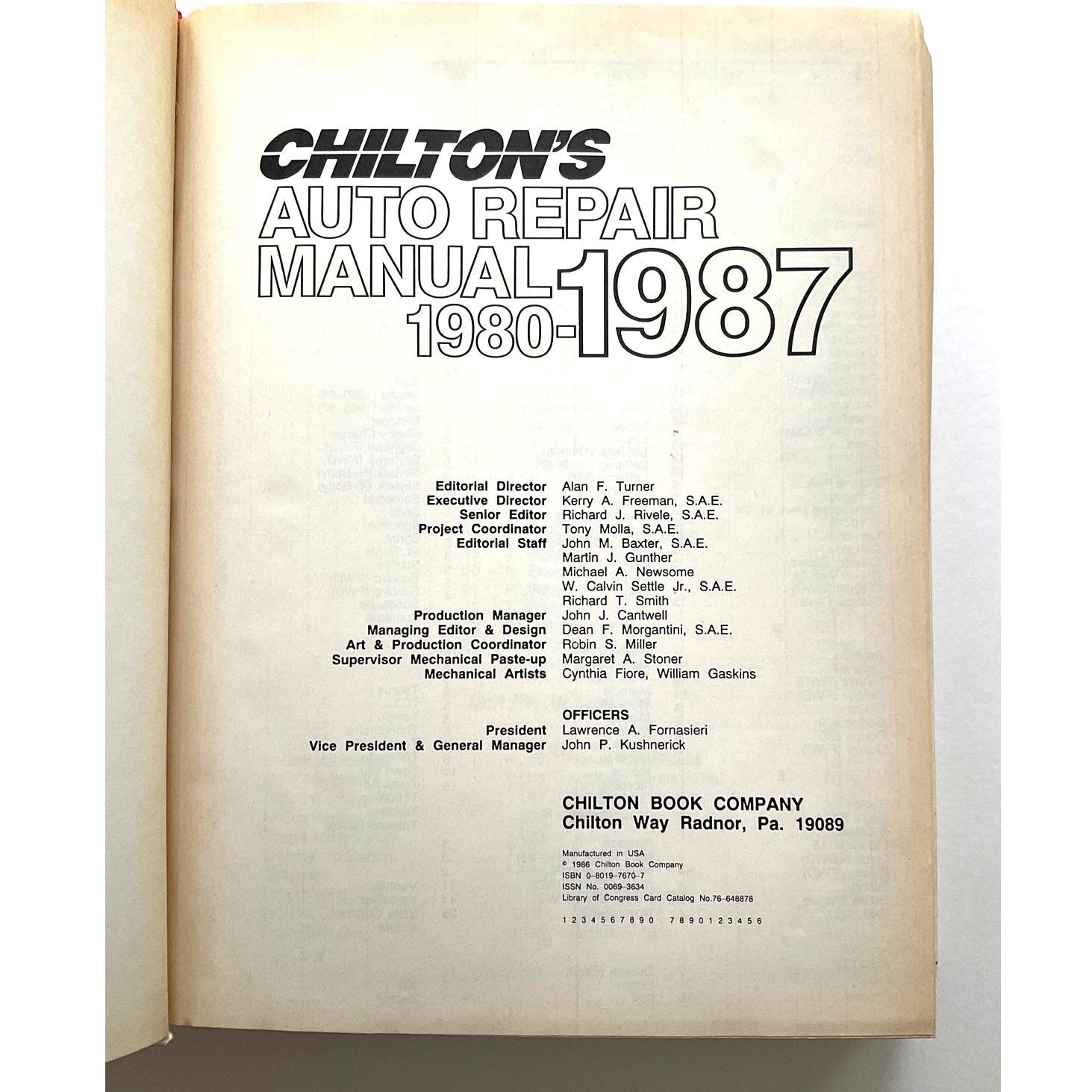 Other Chilton’s Auto Repair Manual 1980-1987 Vintage Book Size ONE SIZE - 3 Thumbnail