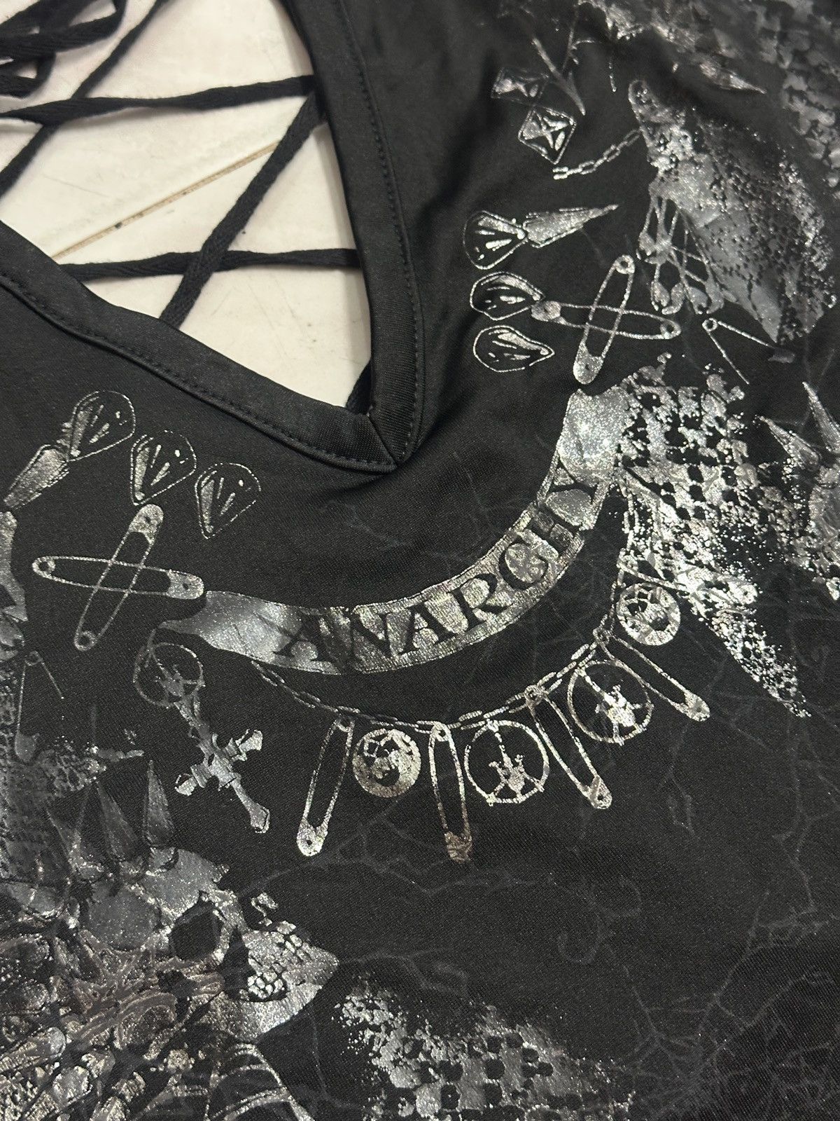 Seditionaries h. anarchy poem punk graphic double sleeves top Size US S / EU 44-46 / 1 - 3 Thumbnail